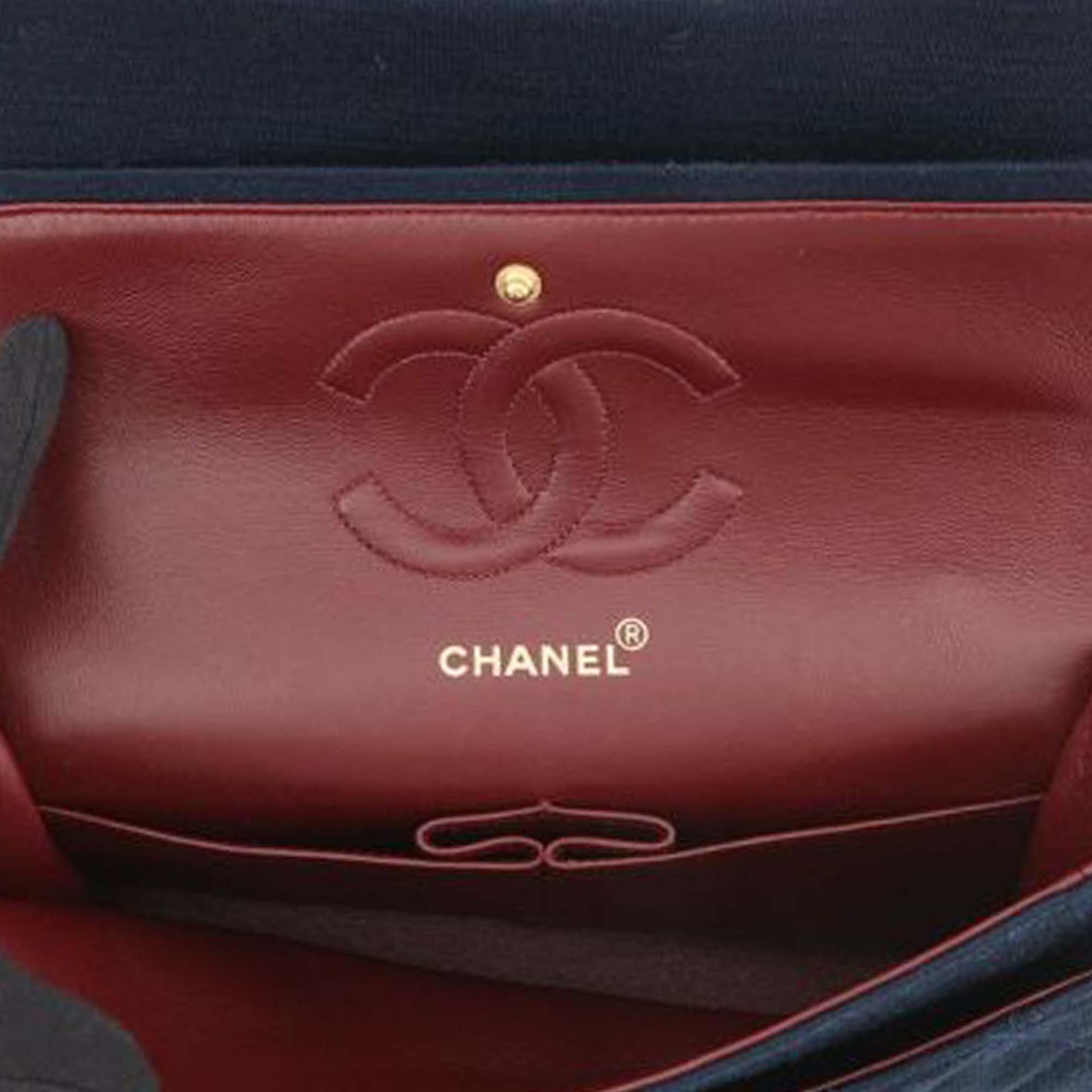 Chanel Medium Classic Jersey Double Flap - image 4