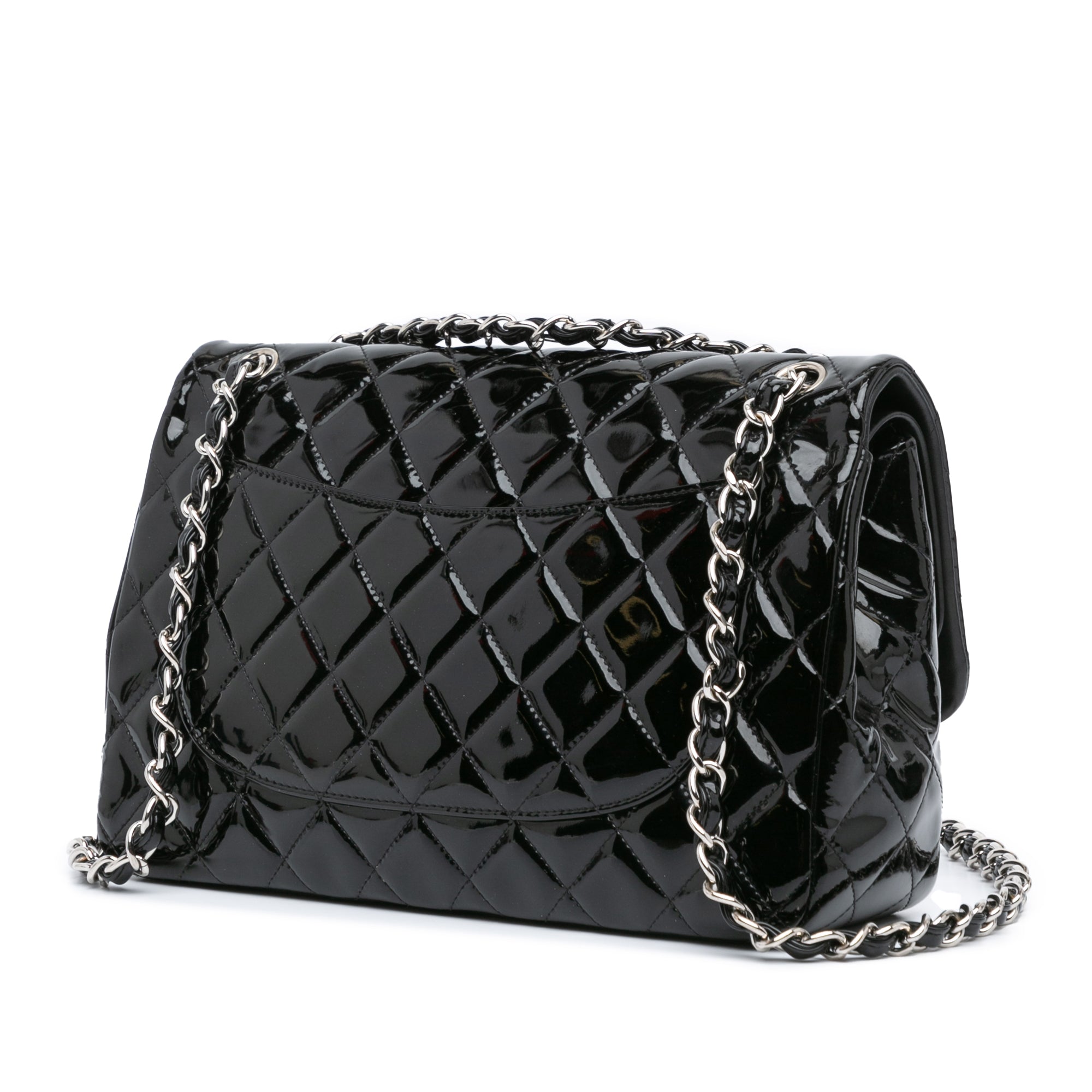 Chanel Jumbo Classic Patent Double Flap - image 2