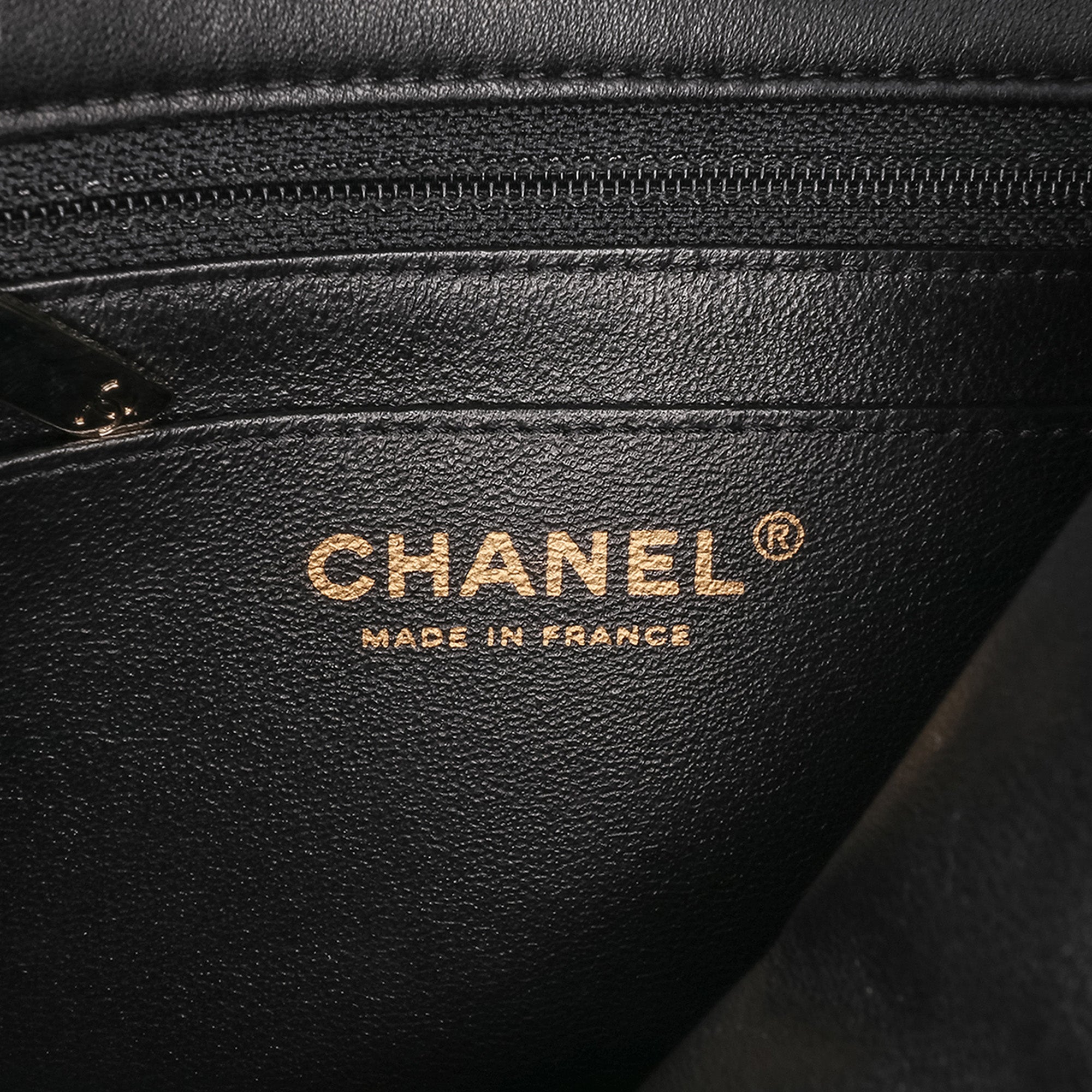 Chanel Mini Square Classic Chevron Lambskin Single Flap - image 5