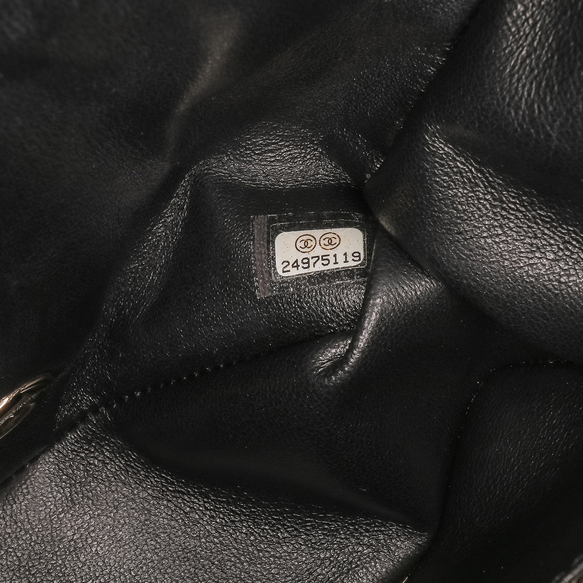 Chanel Mini Square Classic Chevron Lambskin Single Flap - image 6