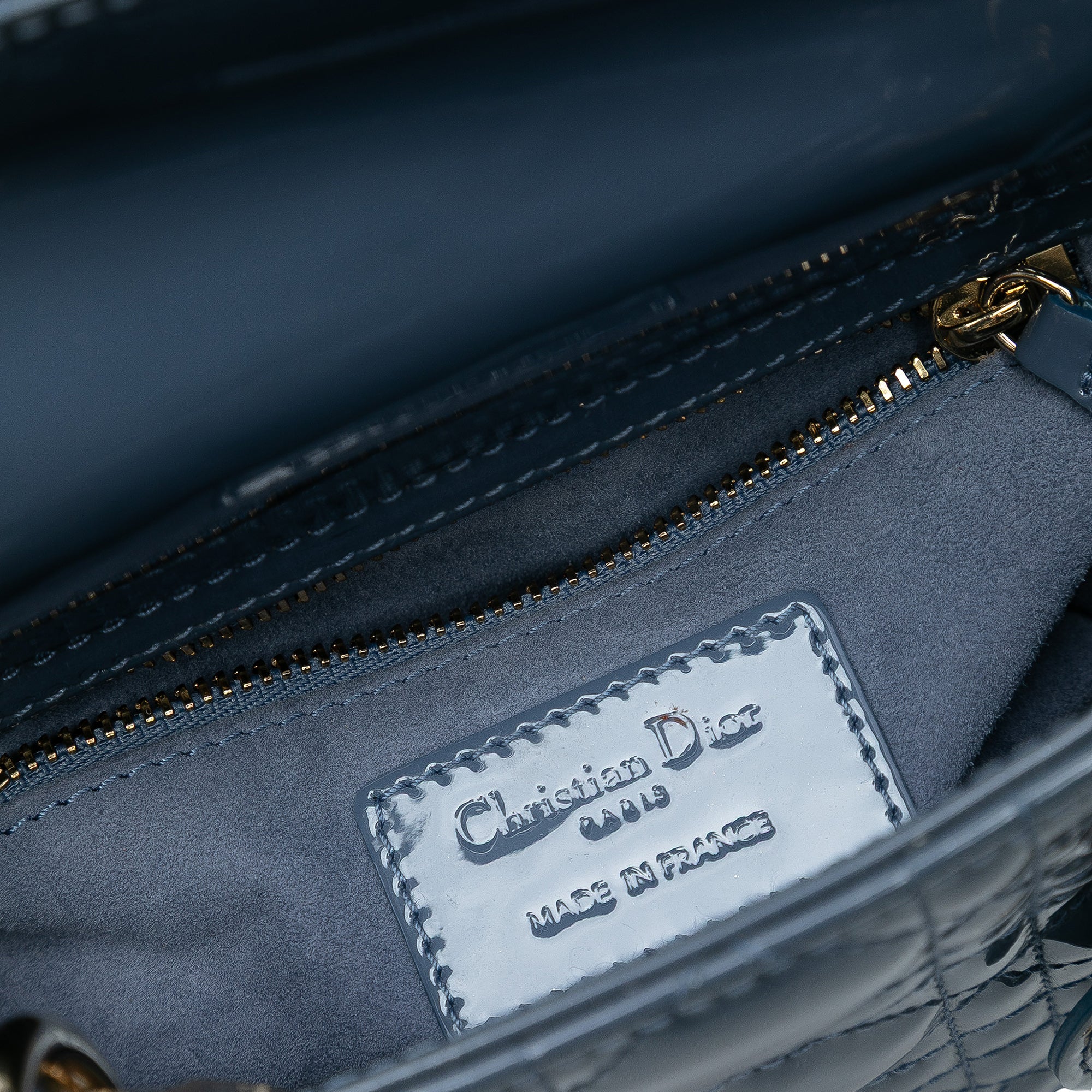 Dior Mini Patent Cannage Lady Dior - image 5