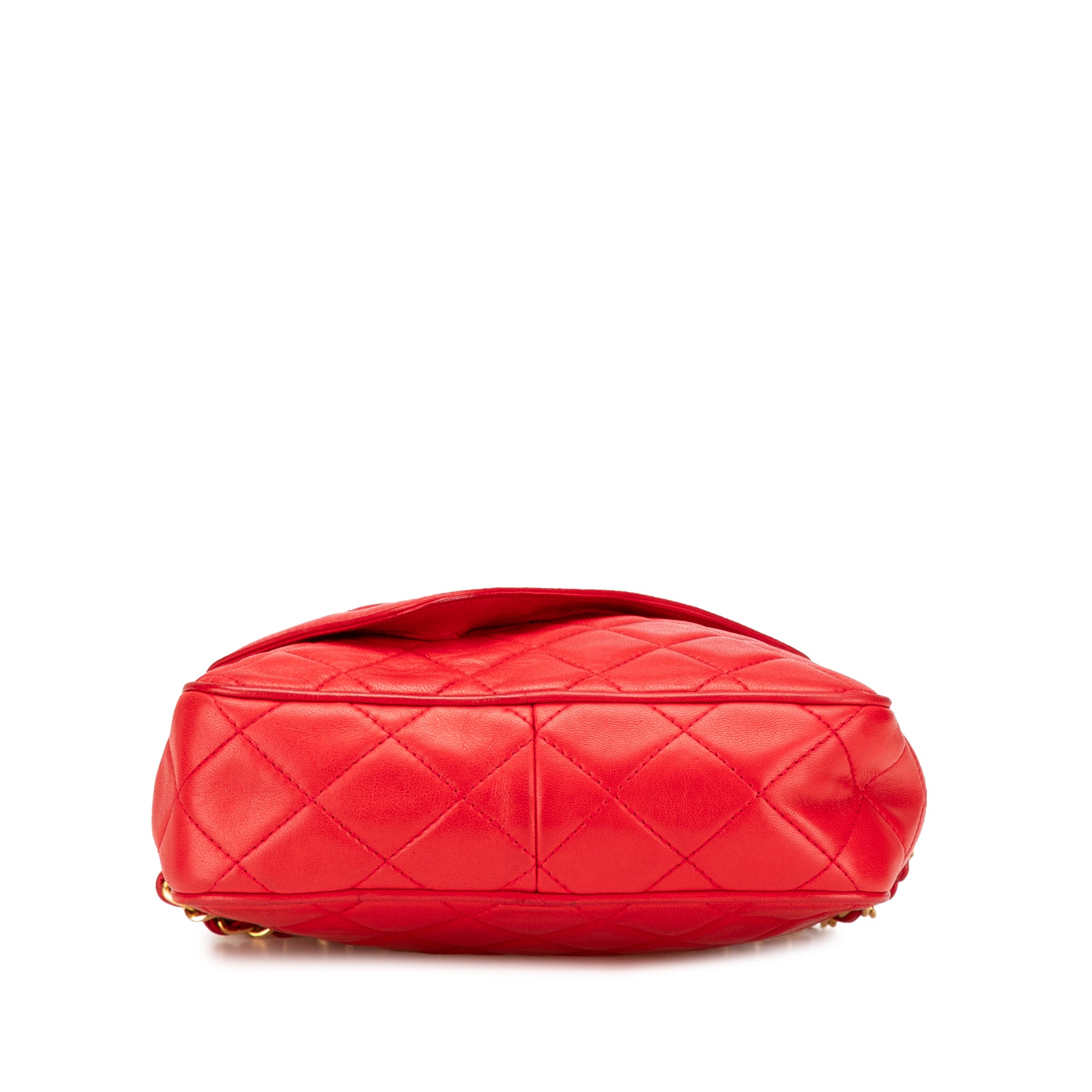 Chanel CC Quilted Lambskin Tassel Camera Bag - image 3