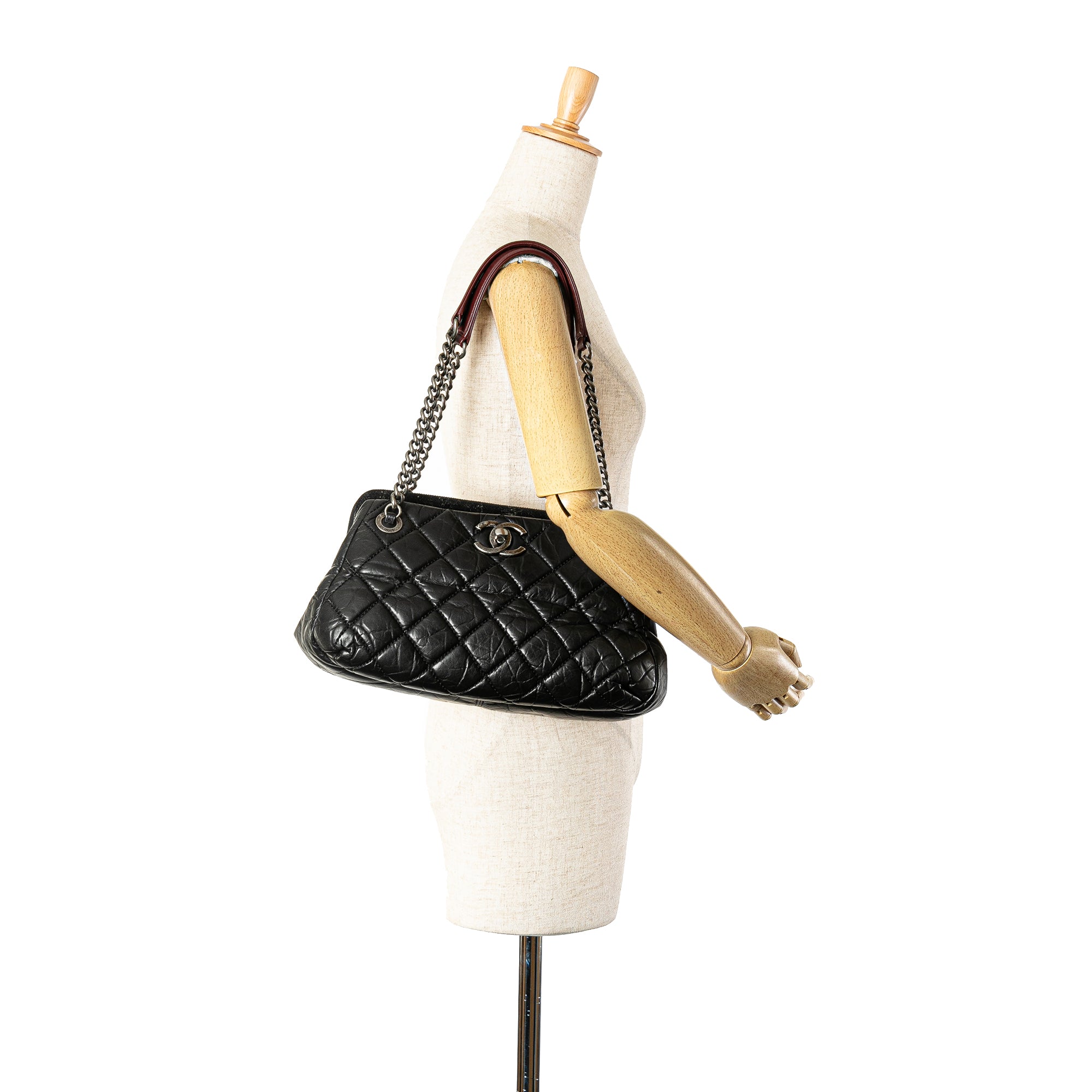 Chanel Aged Calfskin Portobello Bowler Bag - image 7