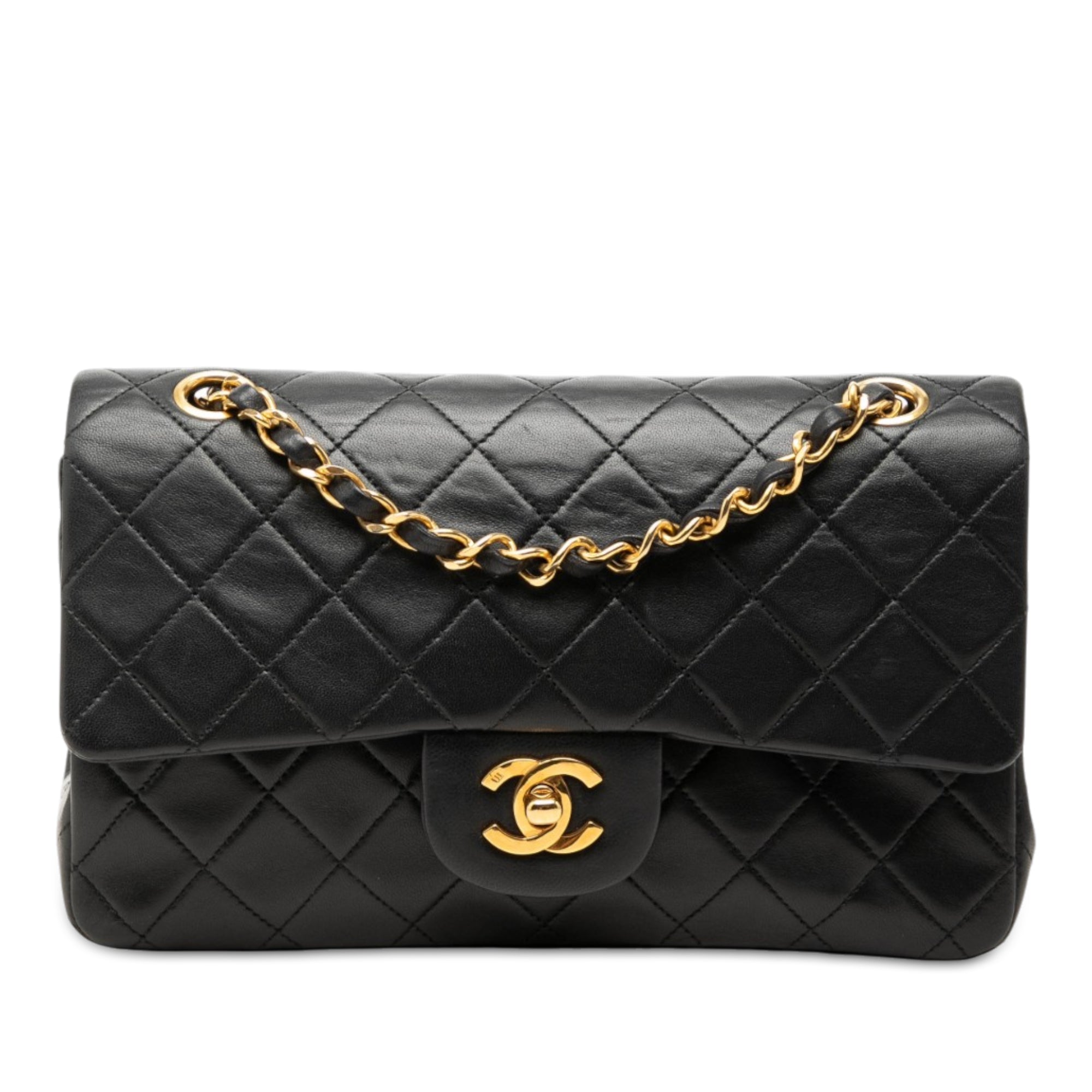 Chanel Small Classic Lambskin Double Flap - image 1