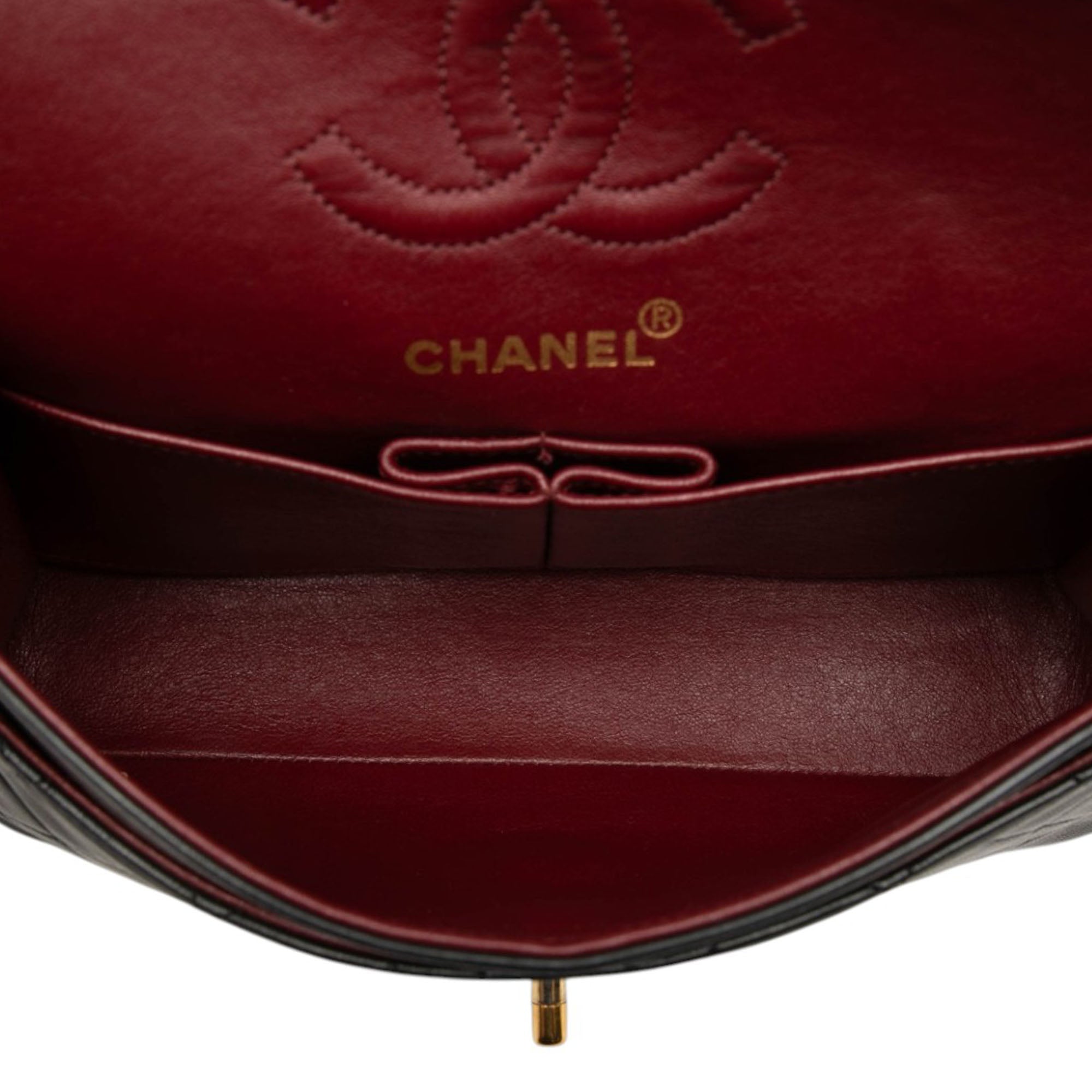 Chanel Small Classic Lambskin Double Flap - image 4