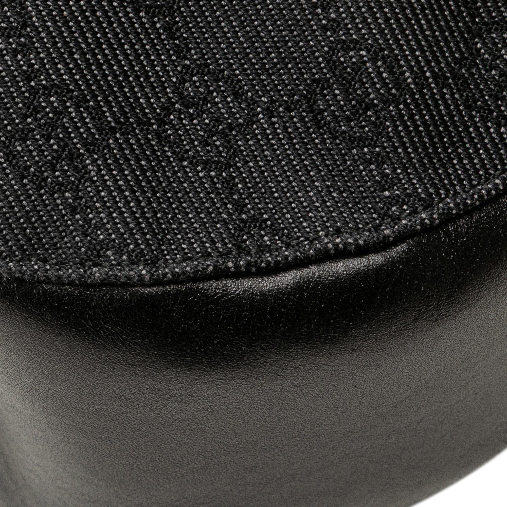 Gucci Large GG Denim Horsebit Classic Ring Hobo