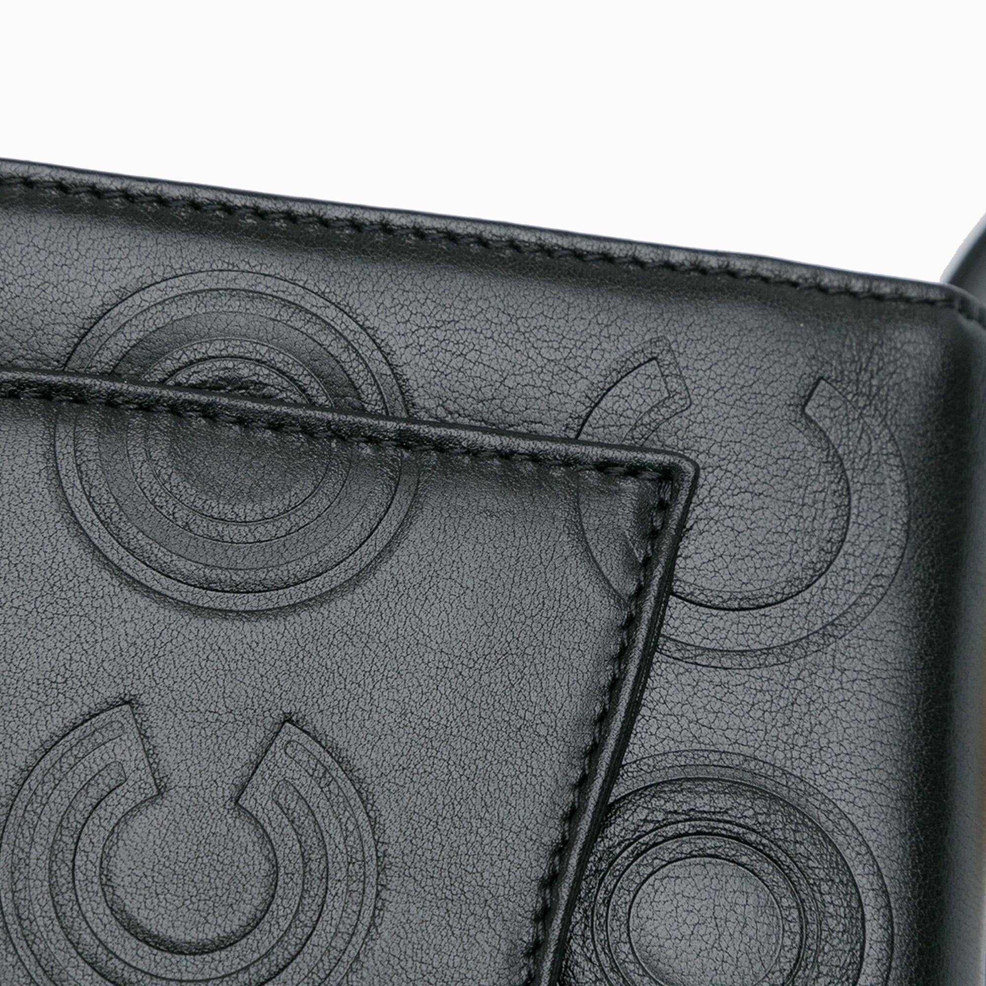 Chanel Mini Square Calfskin Coco Embossed Flap - image 9
