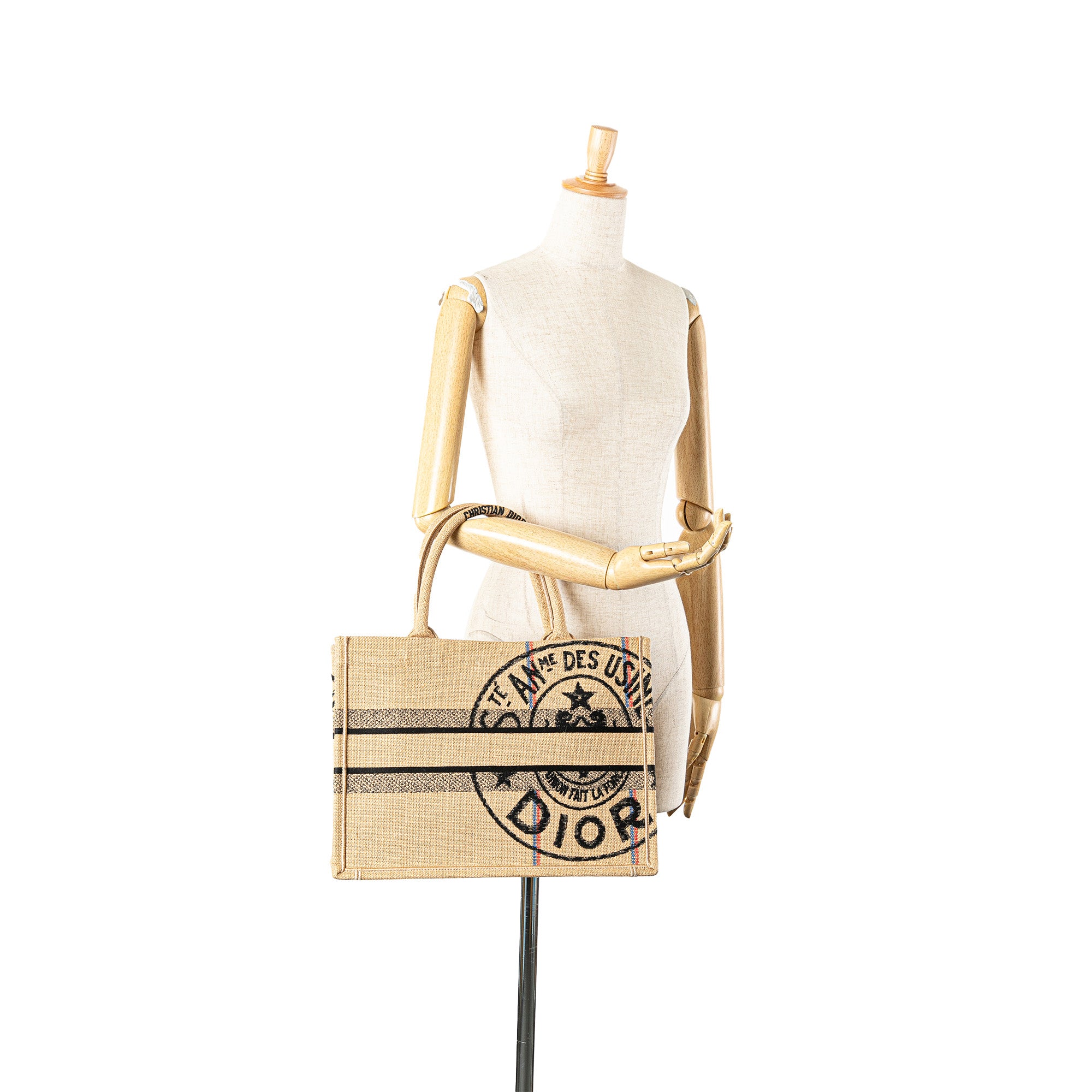 Dior Medium Jute Embroidered Book Tote - image 11