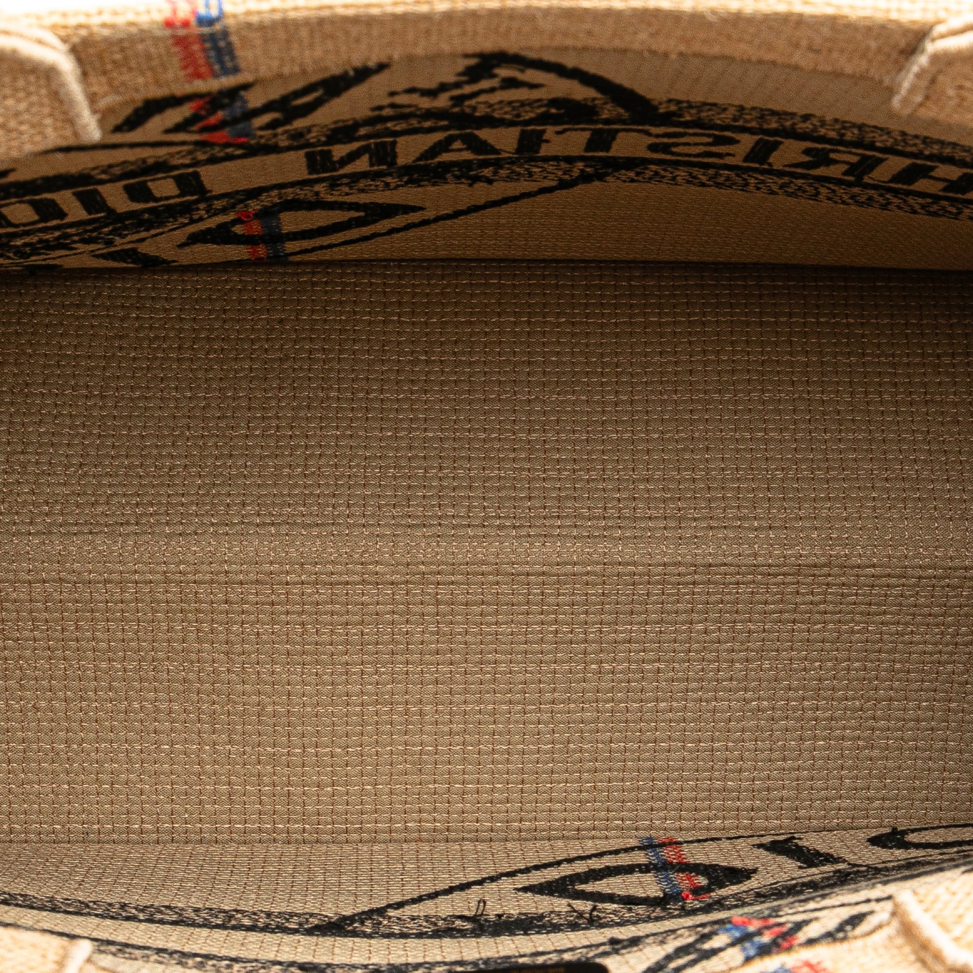 Dior Medium Jute Embroidered Book Tote - image 4