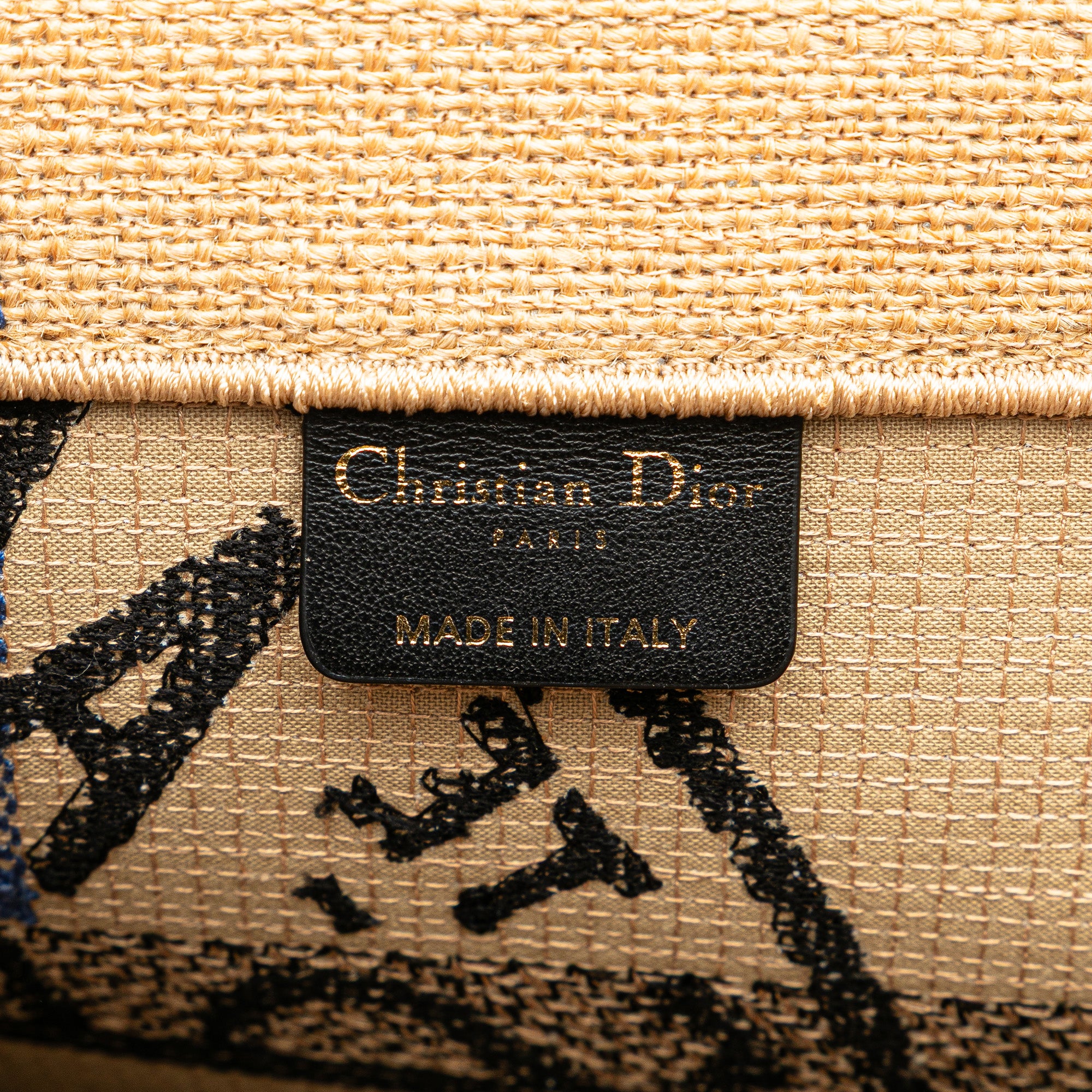 Dior Medium Jute Embroidered Book Tote - image 5