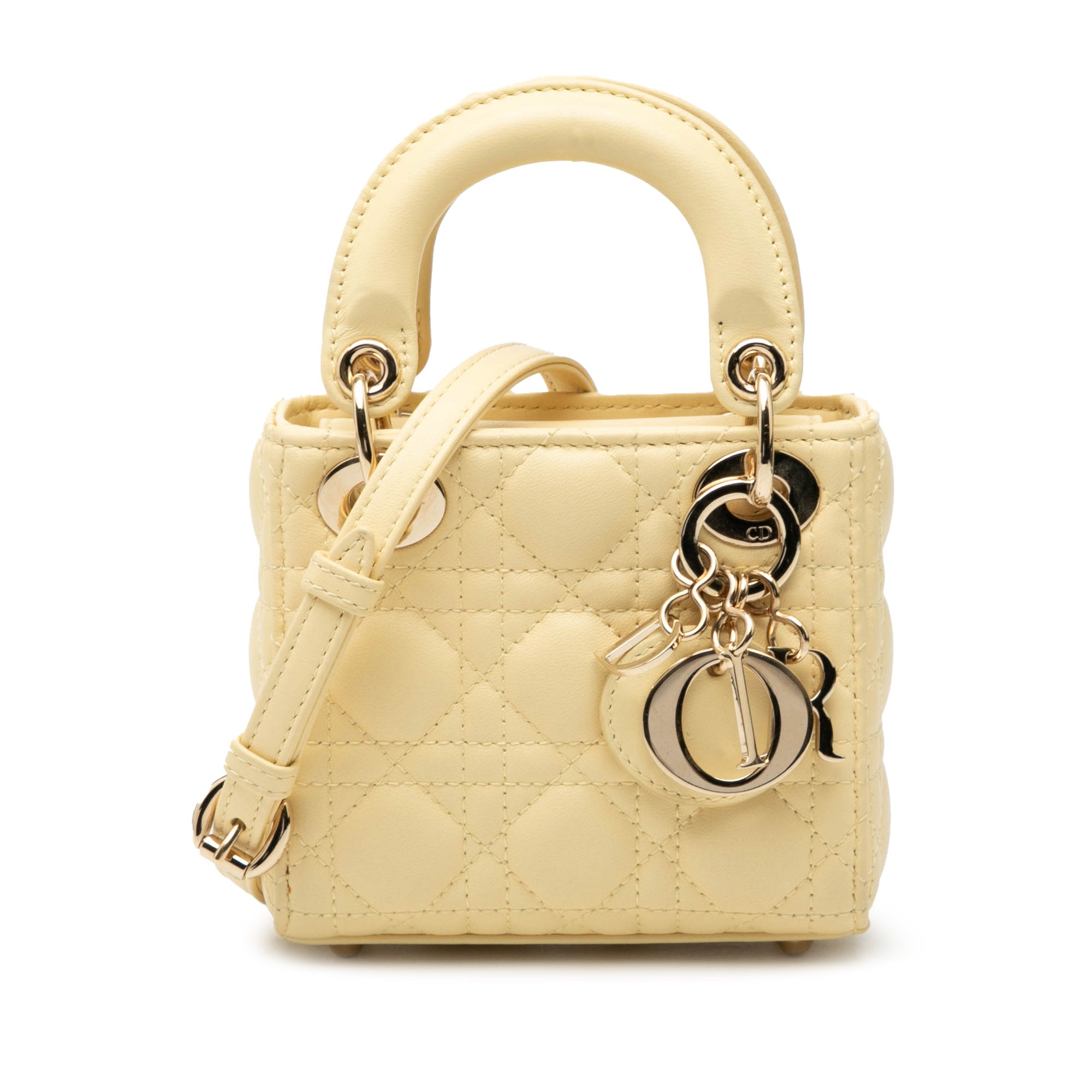 Dior Micro Lambskin Cannage Lady Dior - image 1