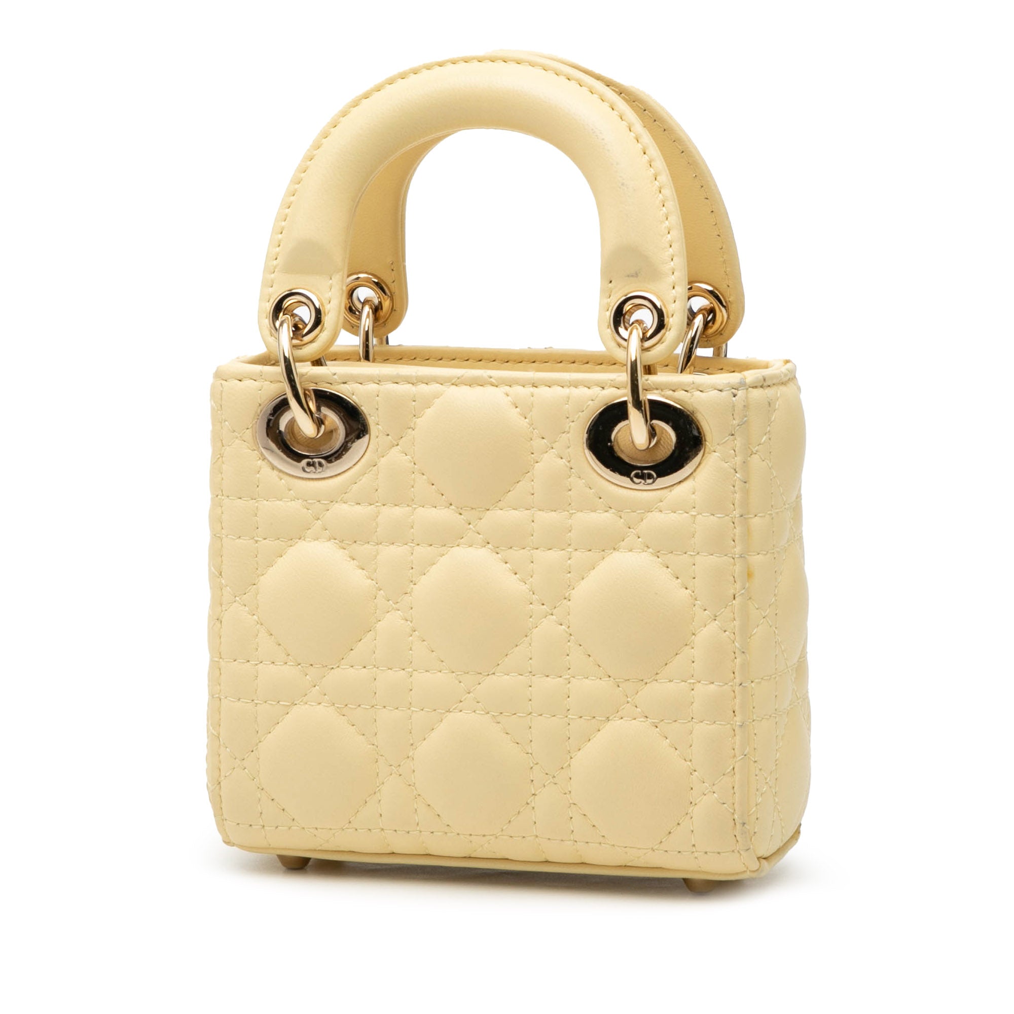 Dior Micro Lambskin Cannage Lady Dior - image 2