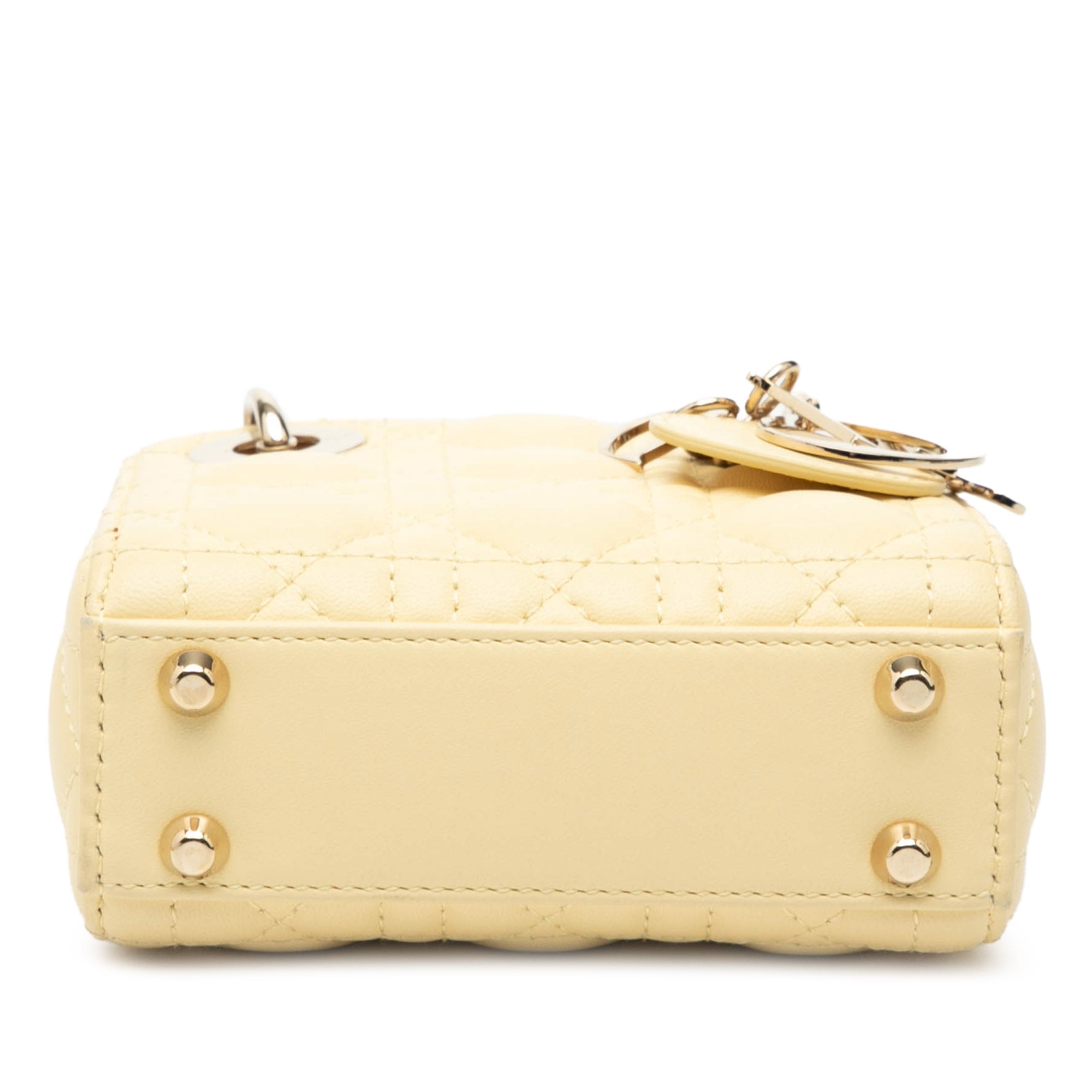 Dior Micro Lambskin Cannage Lady Dior - image 3