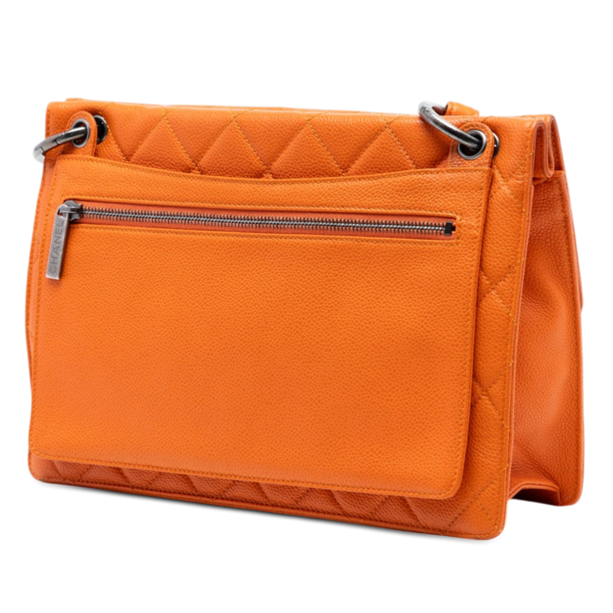 Chanel Quilted Caviar Retro Class Flap - image 2