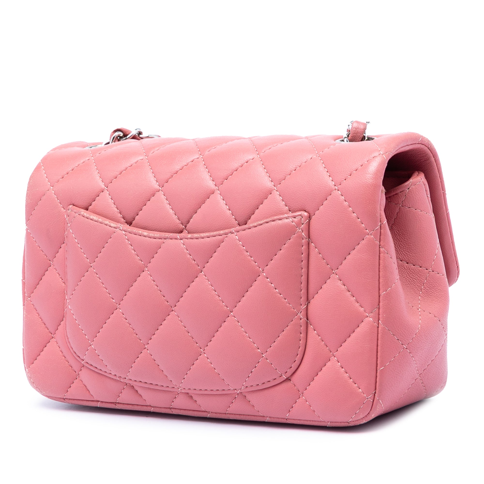 Chanel Mini Rectangular Classic Lambskin Single Flap - image 2