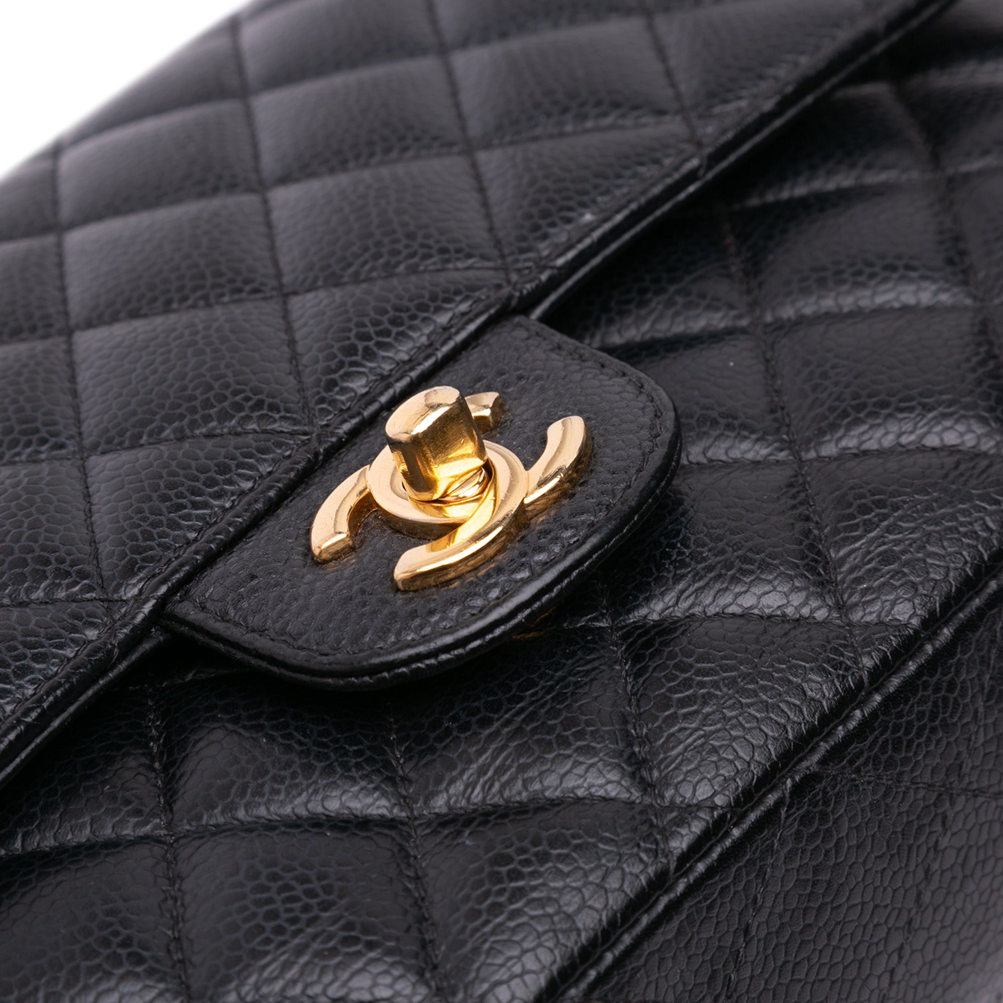 Chanel Medium Classic Caviar Double Flap - image 10