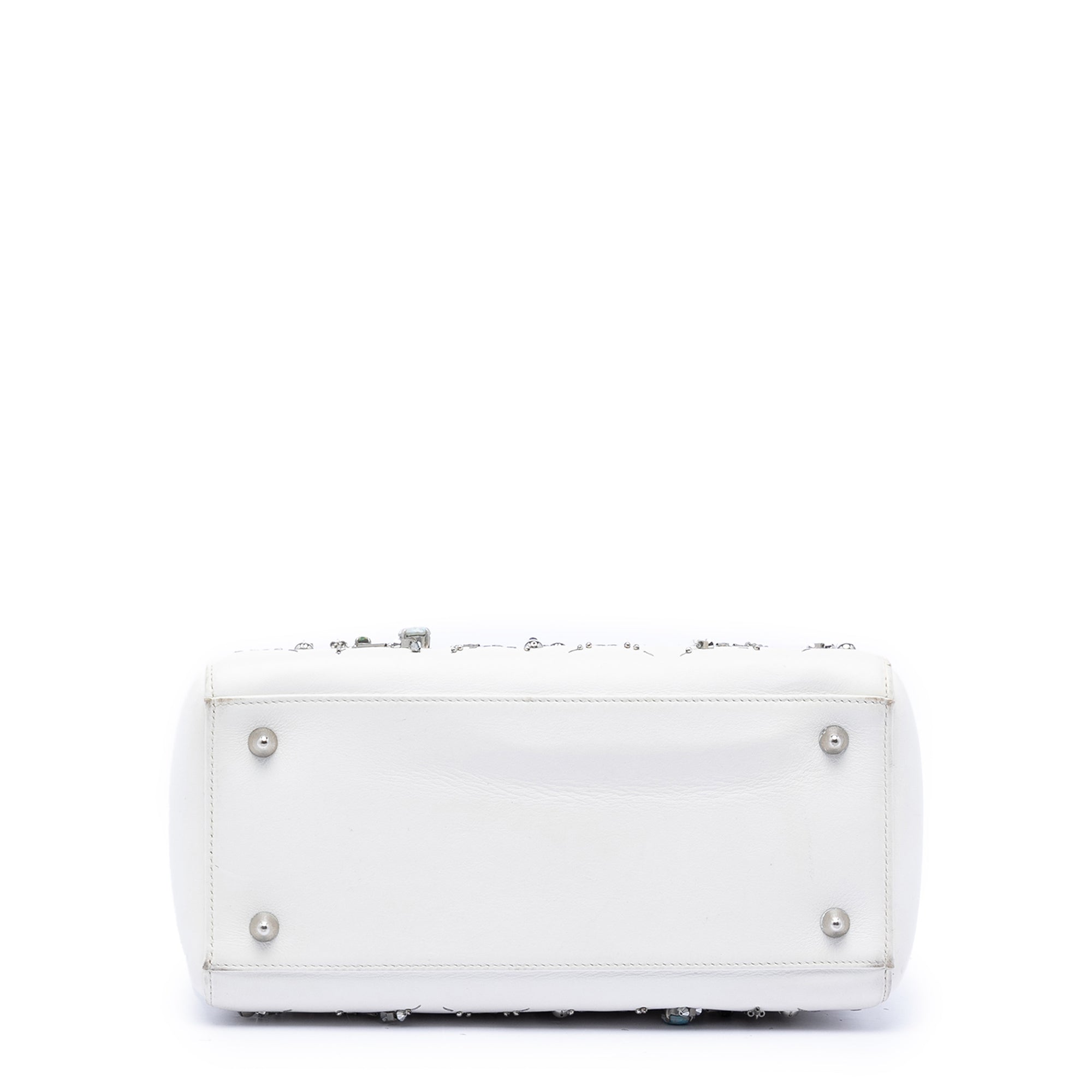 Dior Medium Calfskin Beads And Rhinestone Embellished Lady Dior - image 3