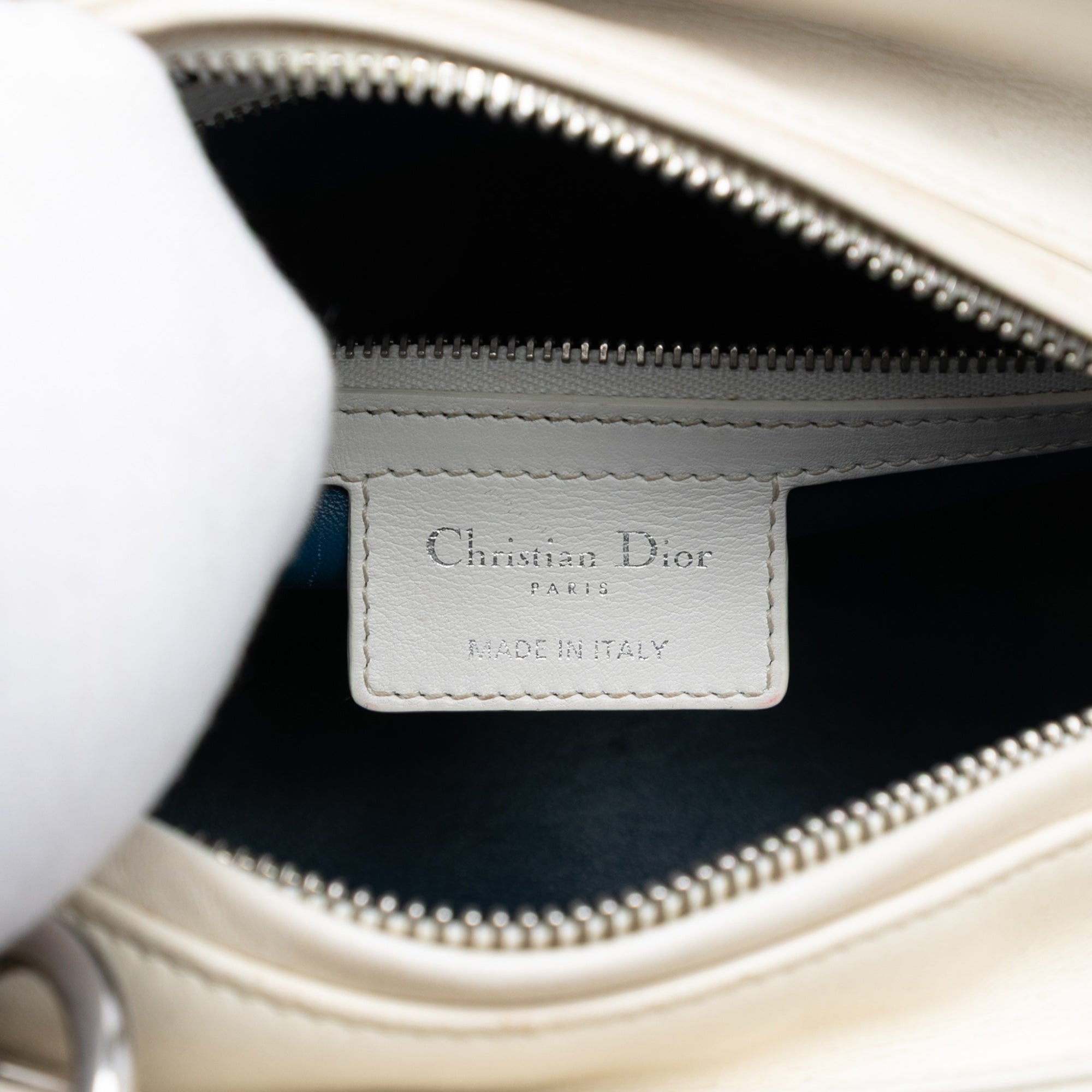 Dior Medium Calfskin Beads And Rhinestone Embellished Lady Dior - image 5