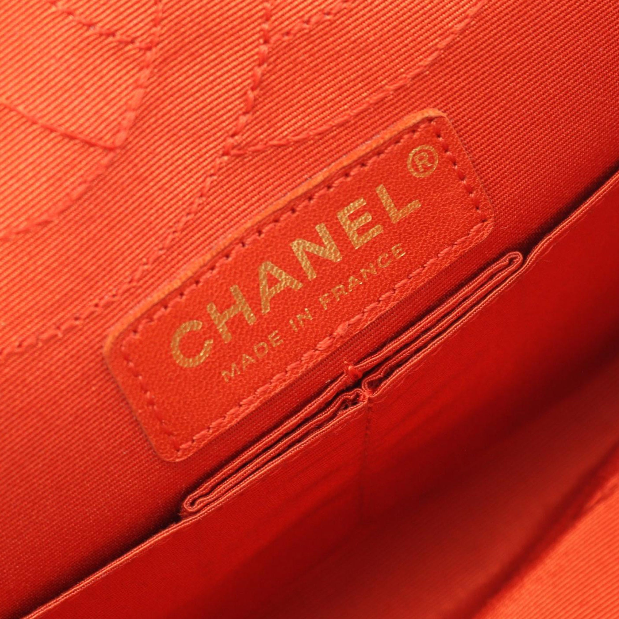 Chanel Croc Quilted Jersey Reissue 2.55 Double Flap 225 - image 4