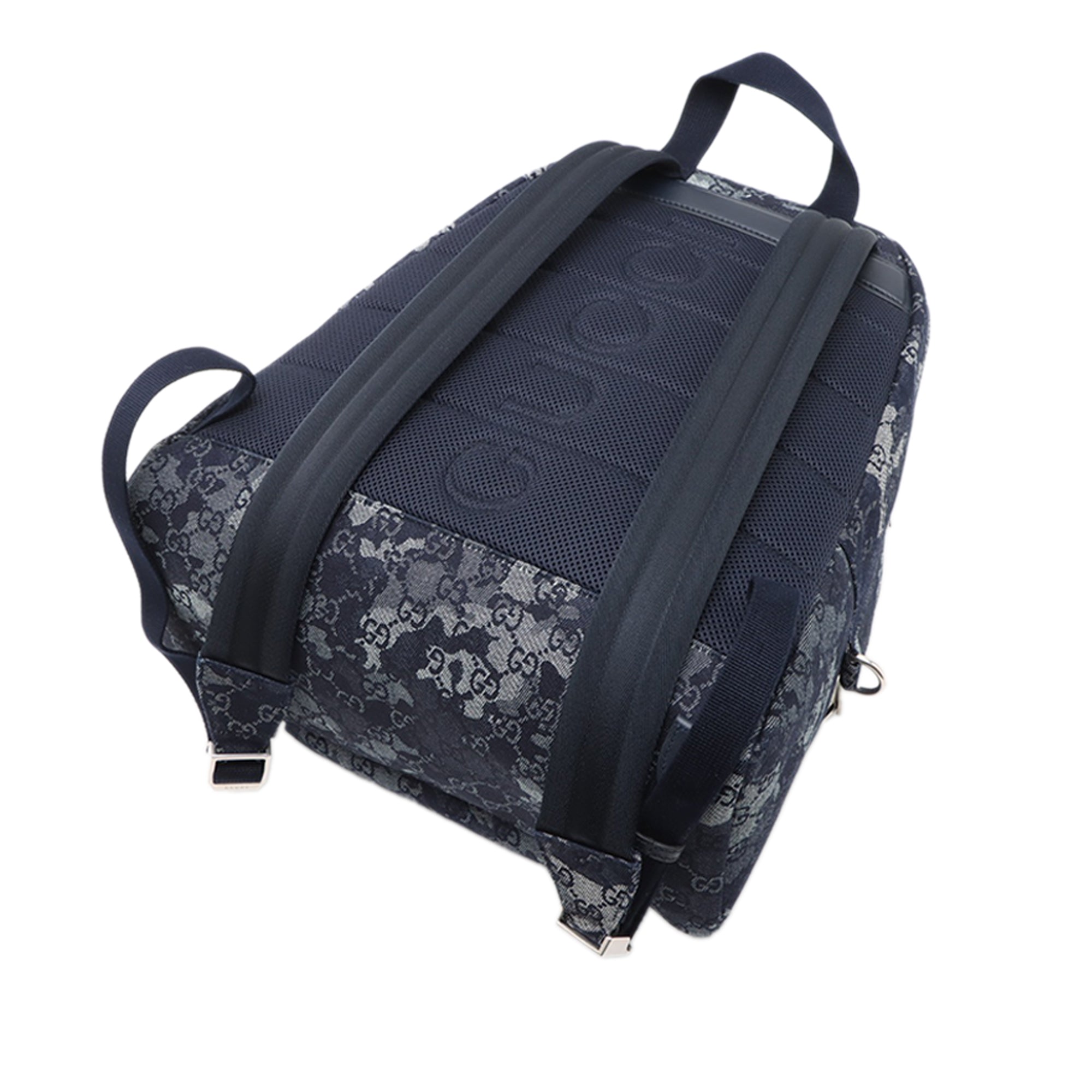Gucci GG Denim Front Zip Camouflage Backpack - image 2