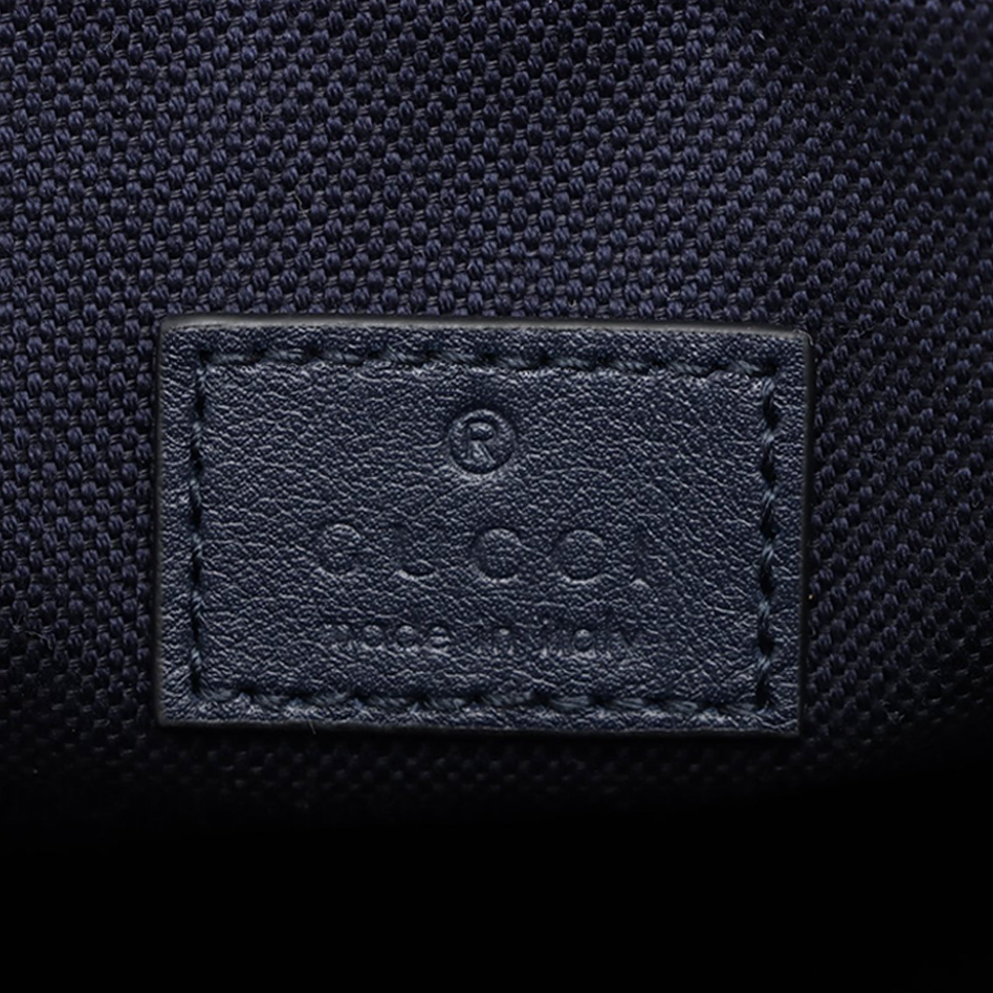 Gucci GG Denim Front Zip Camouflage Backpack - image 6