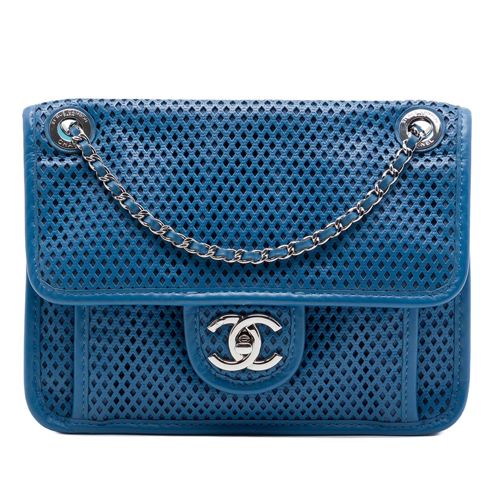 Chanel Small Perforated Calfskin Up In The Air Flap - image 1