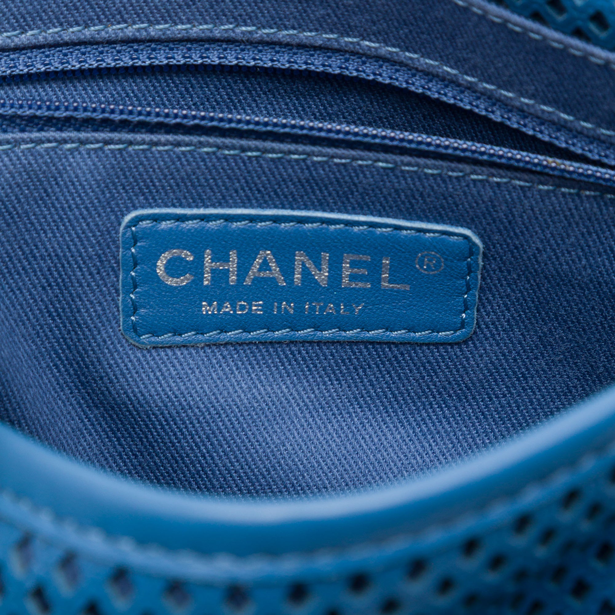 Chanel Small Perforated Calfskin Up In The Air Flap - image 5