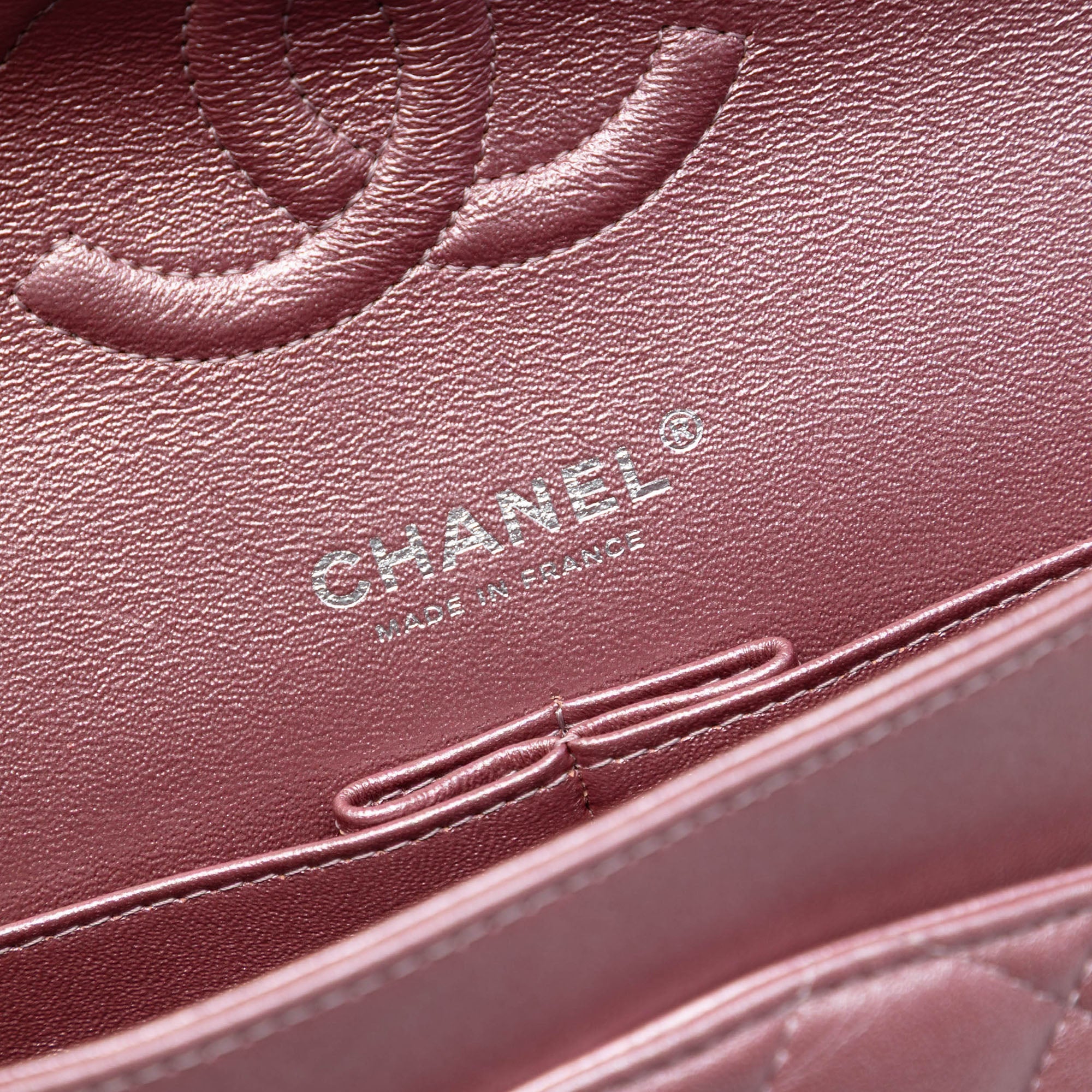 Chanel Medium Metallic Classic Lambskin Double Flap - image 5