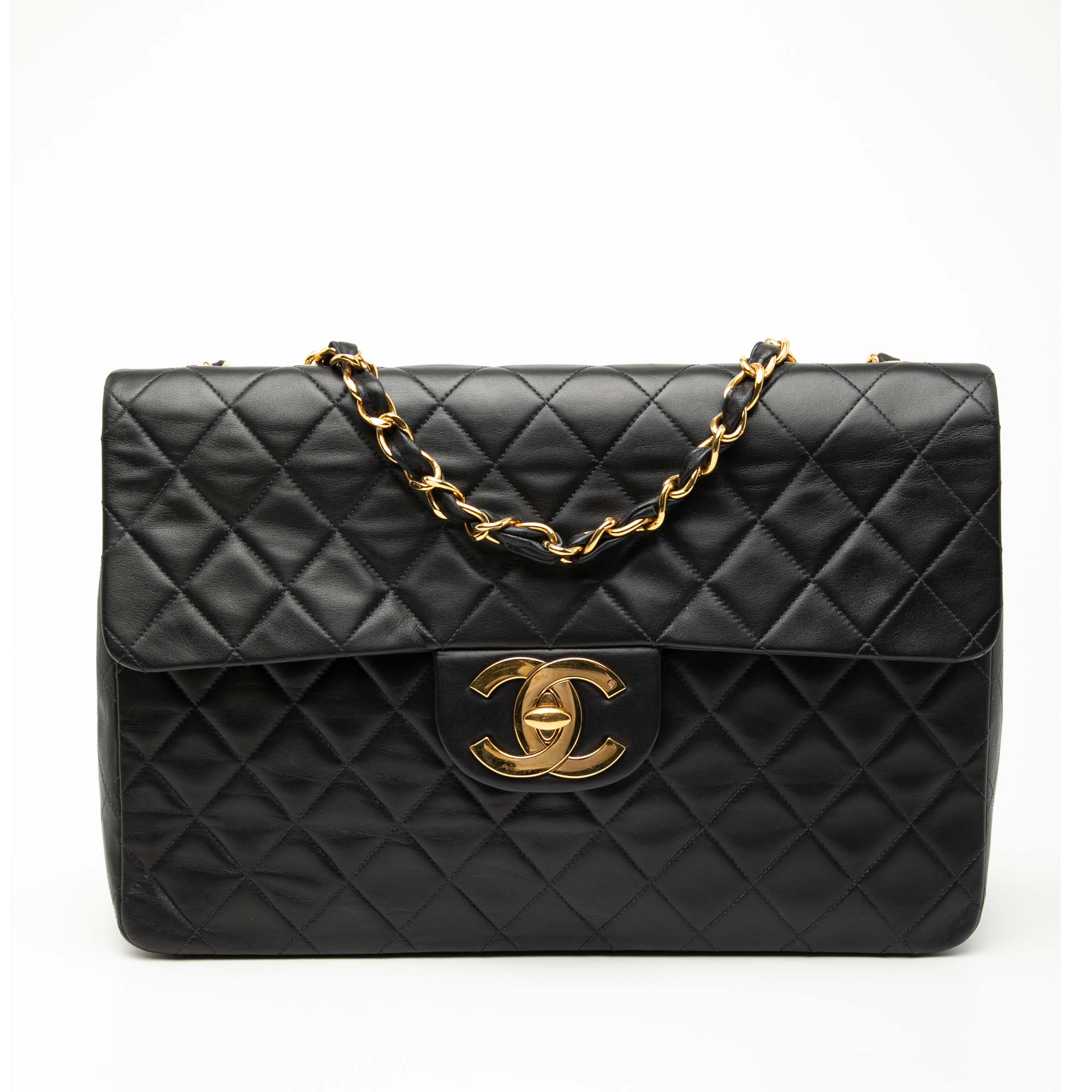 Chanel Maxi XL Classic Lambskin Single Flap - image 1