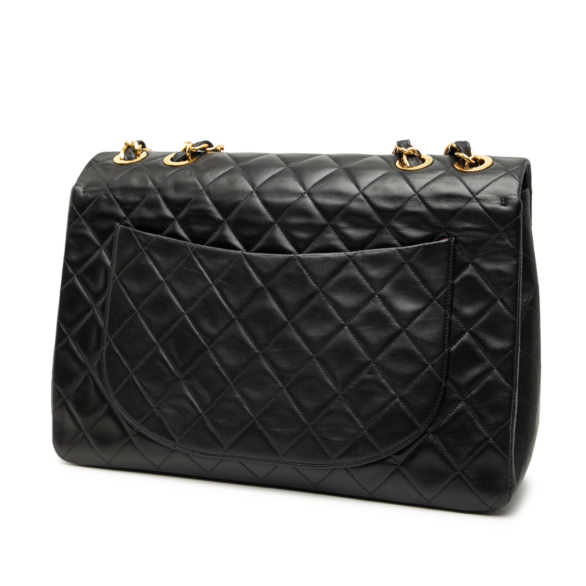 Chanel Maxi XL Classic Lambskin Single Flap - image 2