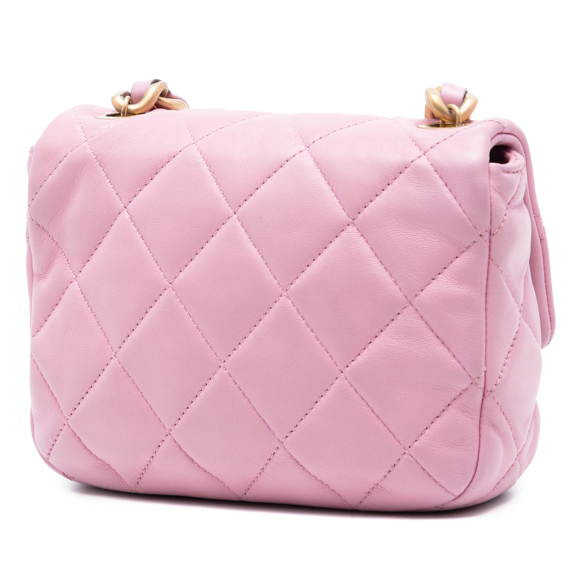 Chanel Mini Quilted Lambskin Candy Chain Flap - image 2