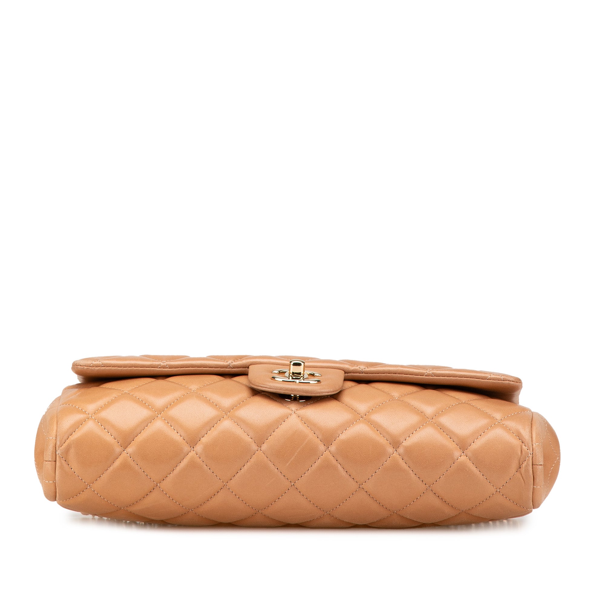 Chanel CC Quilted Lambskin Clutch With Chain - image 3