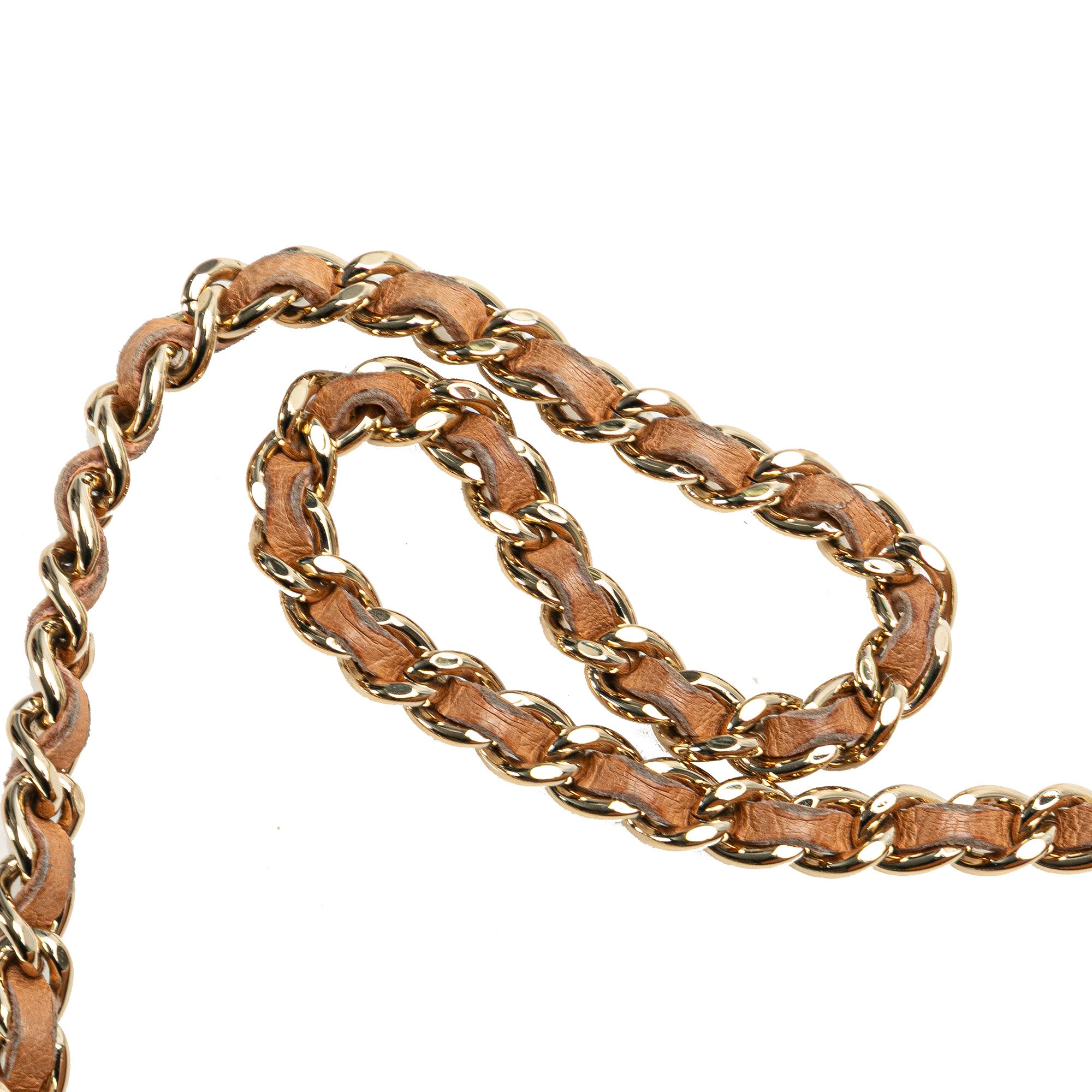 Chanel CC Quilted Lambskin Clutch With Chain - image 9