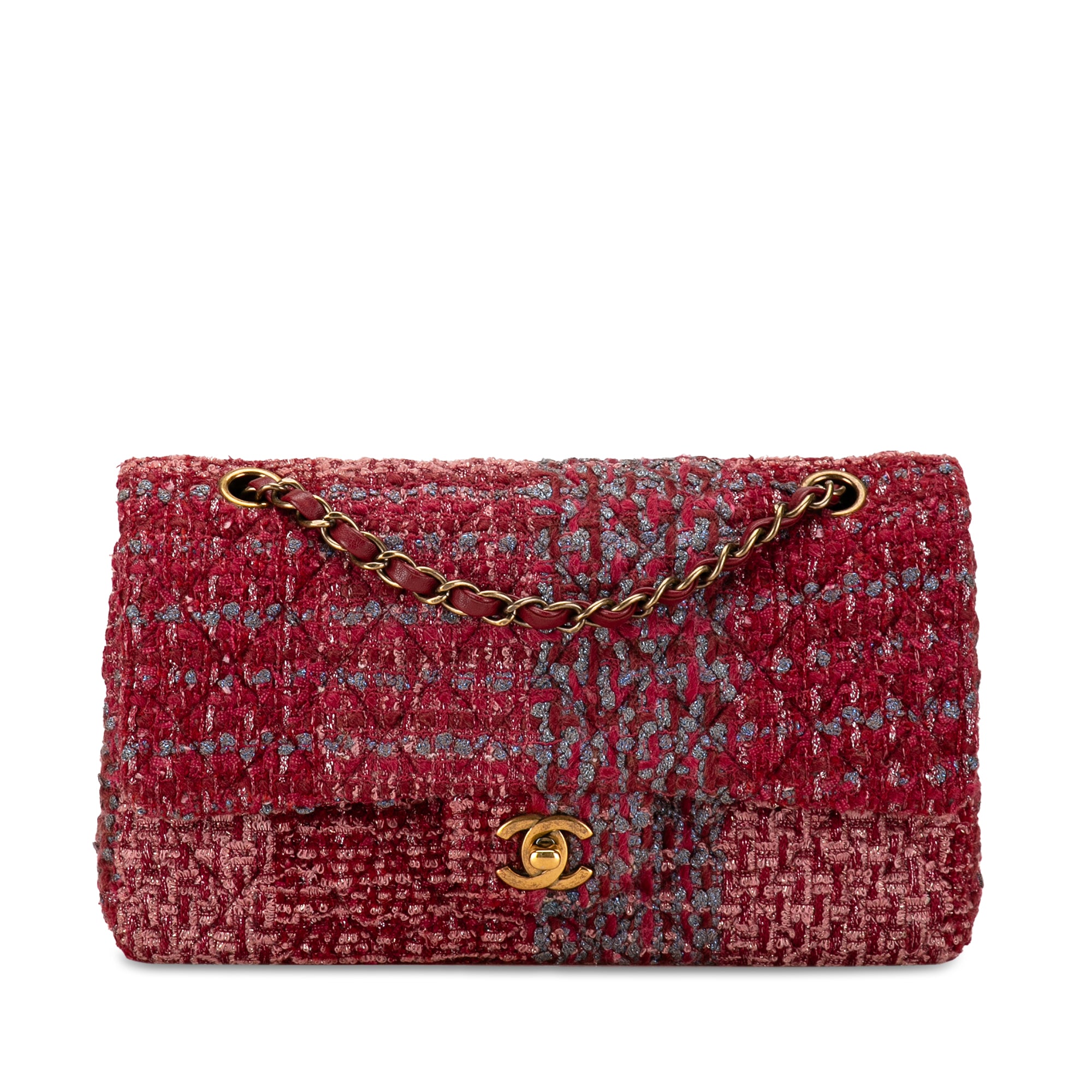 Chanel Medium Classic Tweed Double Flap - image 1