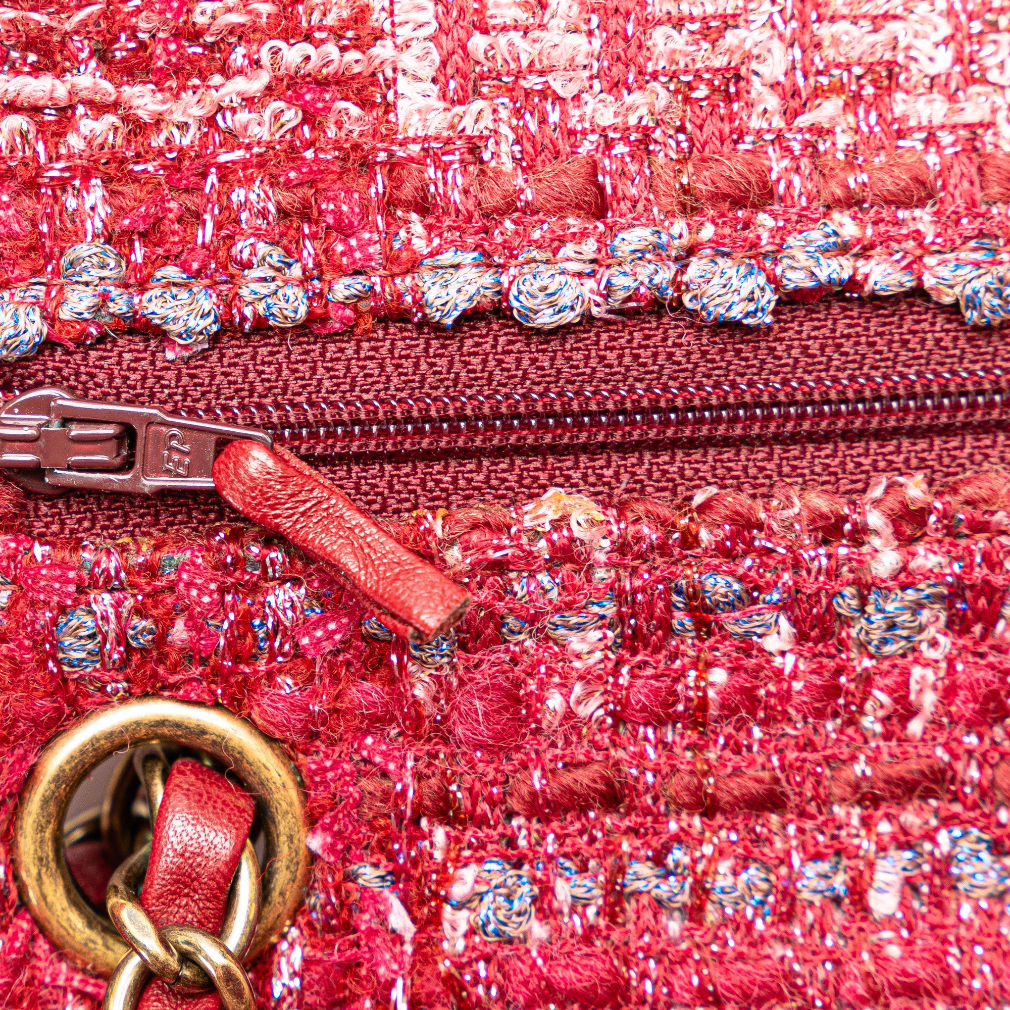 Chanel Medium Classic Tweed Double Flap - image 8
