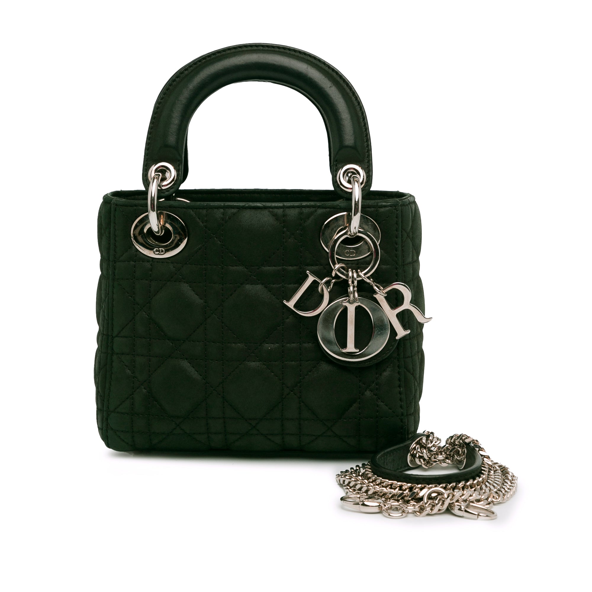 Dior Mini Iridescent Lambskin Cannage Lady Dior - image 14