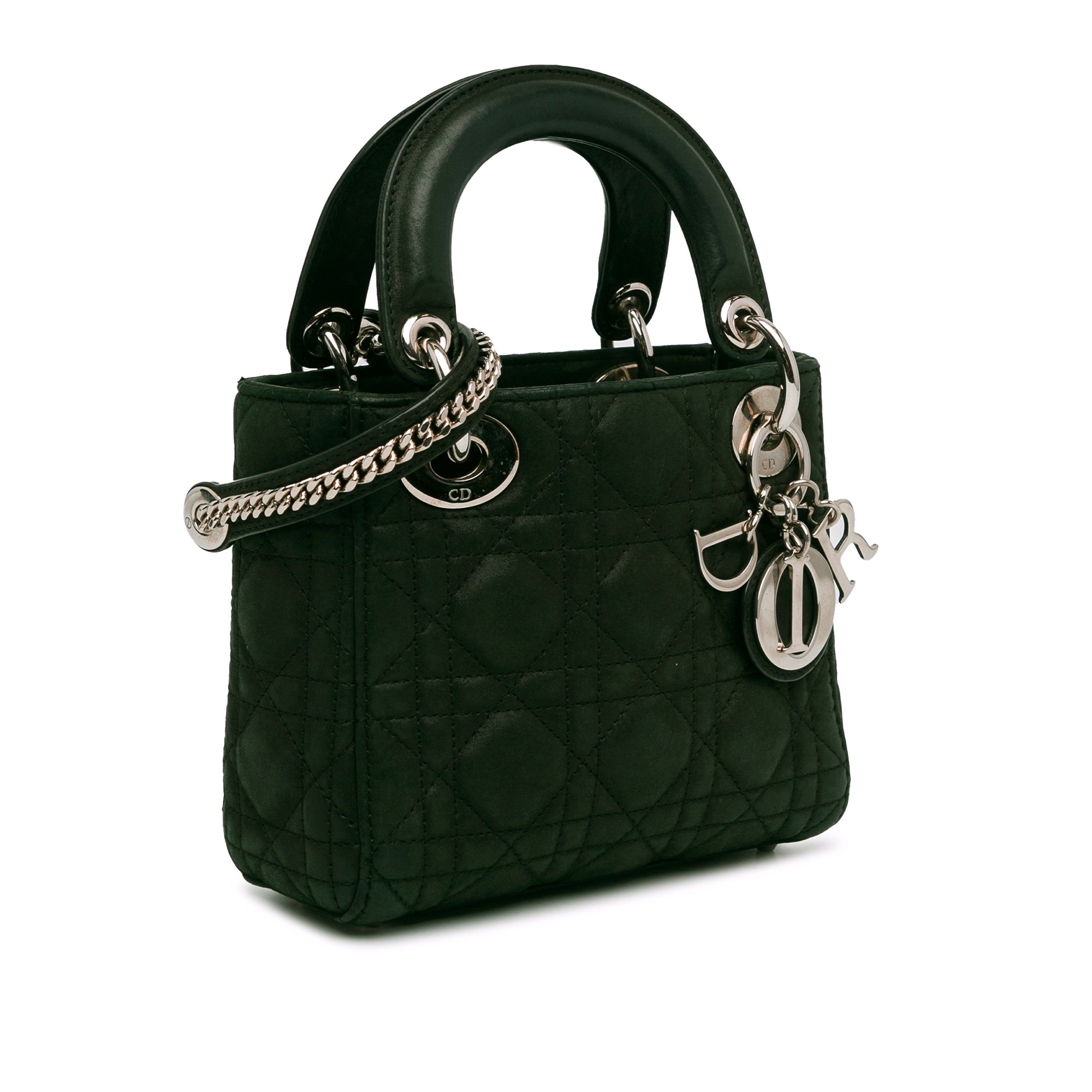 Dior Mini Iridescent Lambskin Cannage Lady Dior - image 2