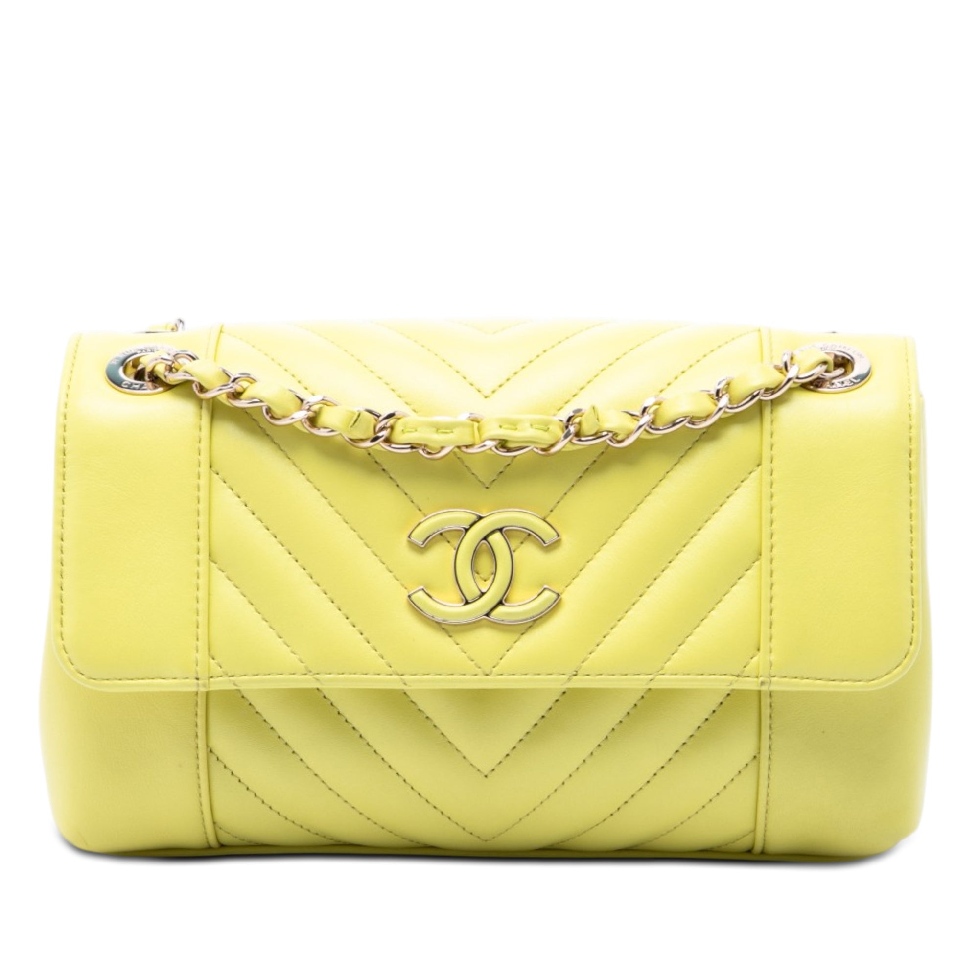 Chanel Small Quilted Calfskin Daily Chevron Flap - image 1