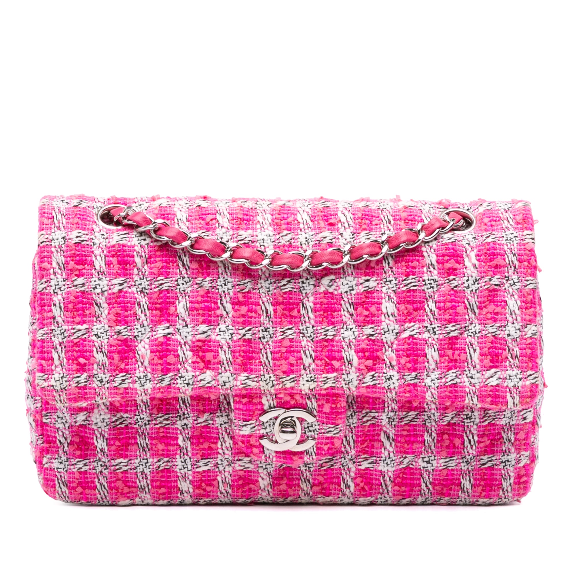 Chanel Medium Classic Tweed Double Flap - image 1
