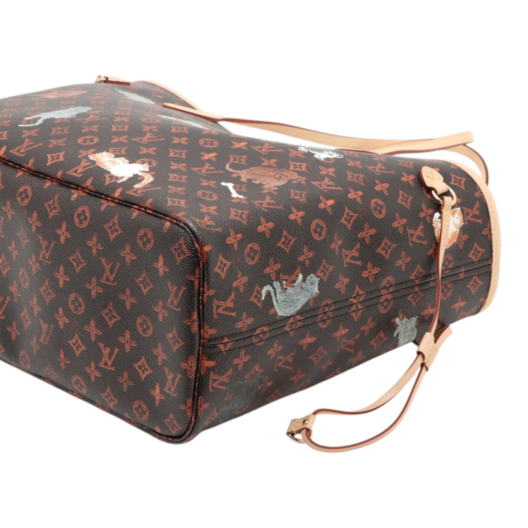 Louis Vuitton Grace Coddington Monogram Catogram Neverfull MM - image 8
