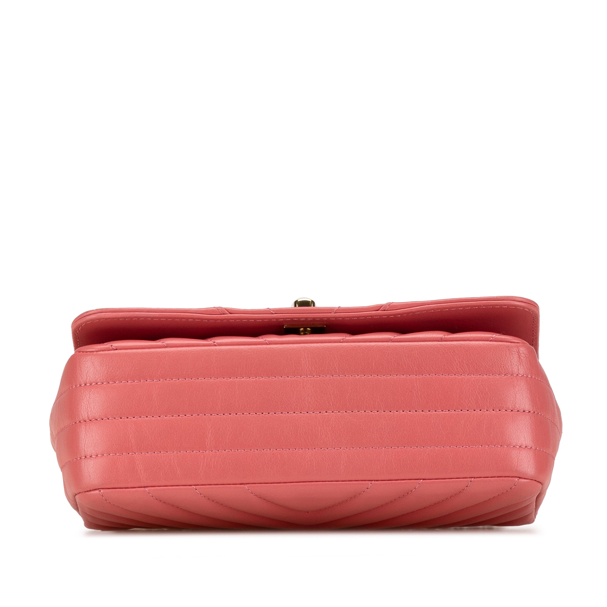 Chanel Mini Chevron Calfskin Statement Flap - image 3