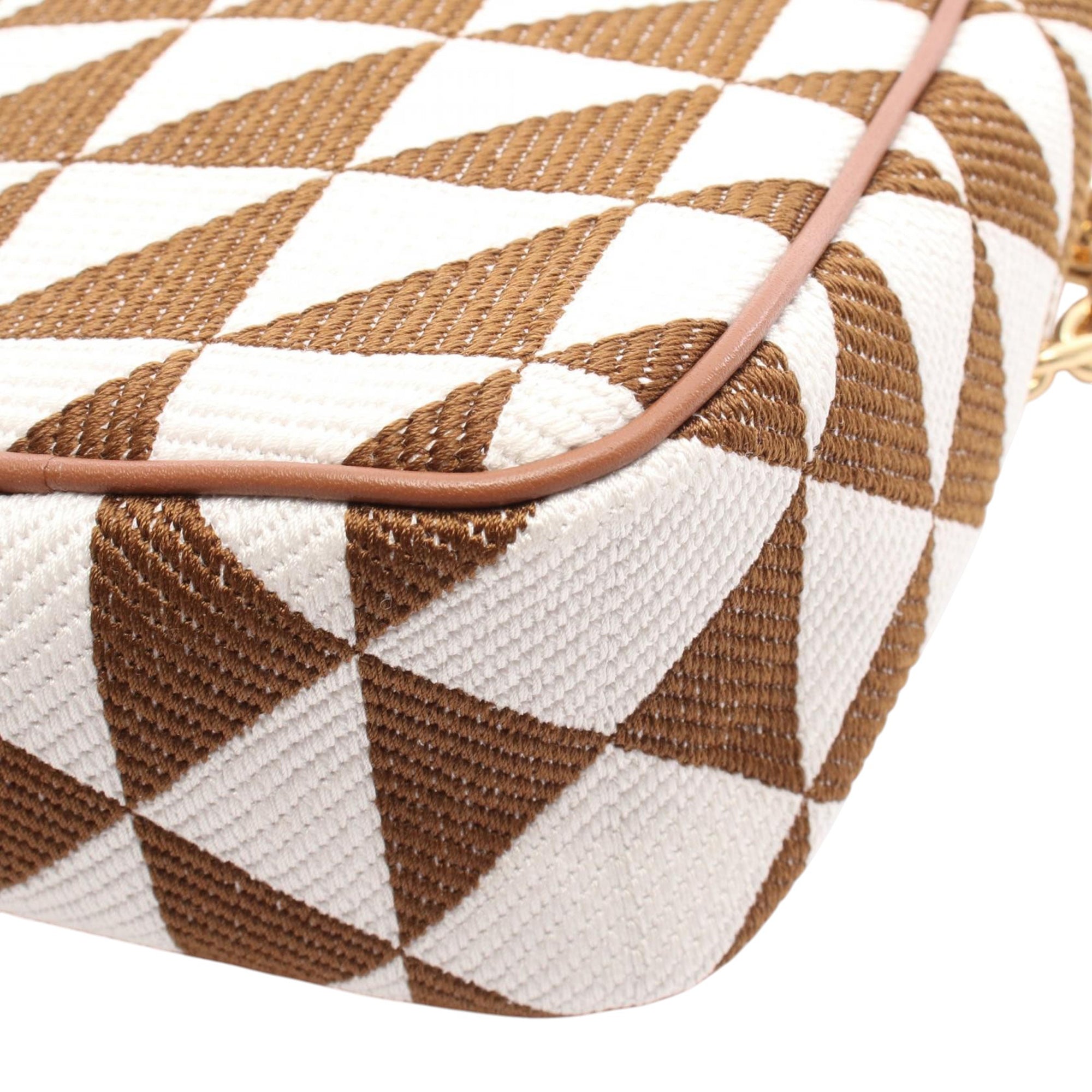 Prada Mini Triangolo Jacquard Triangle Symbole - image 4