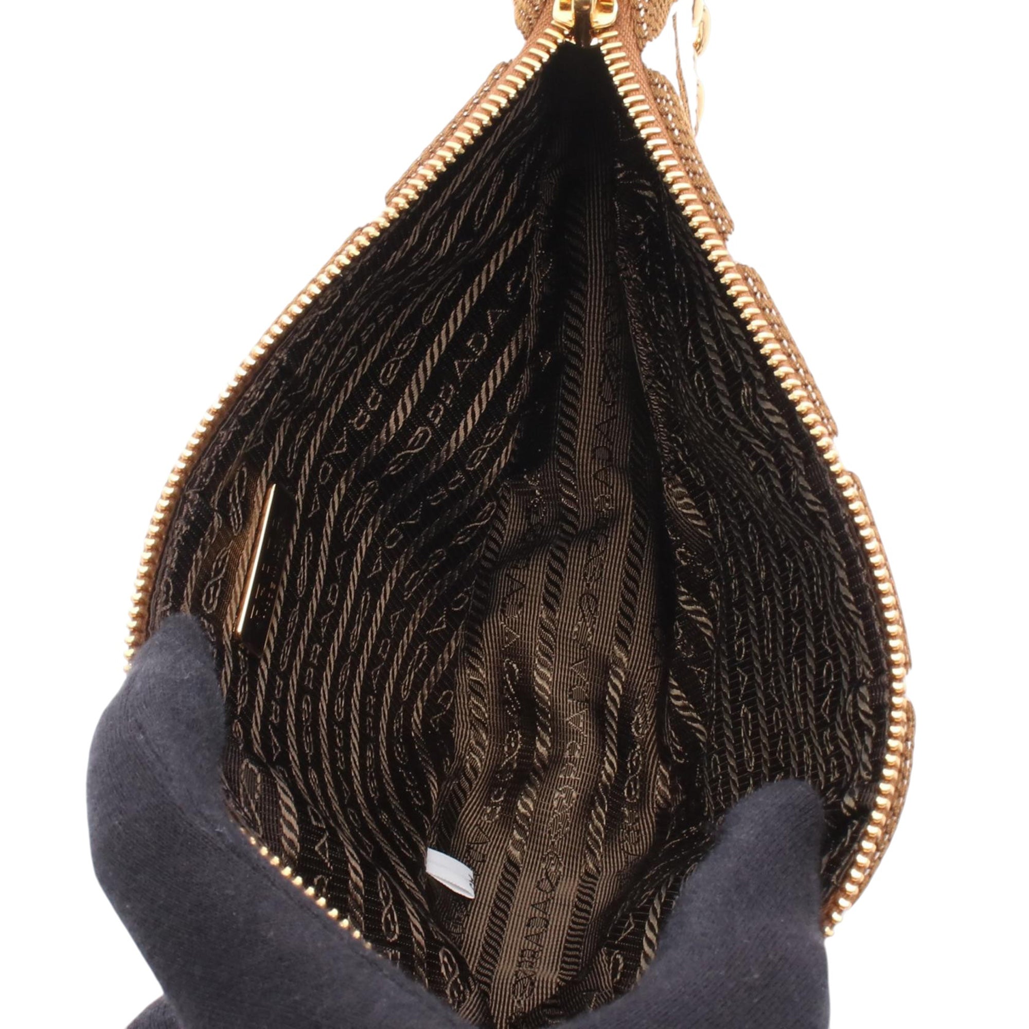 Prada Mini Triangolo Jacquard Triangle Symbole - image 5