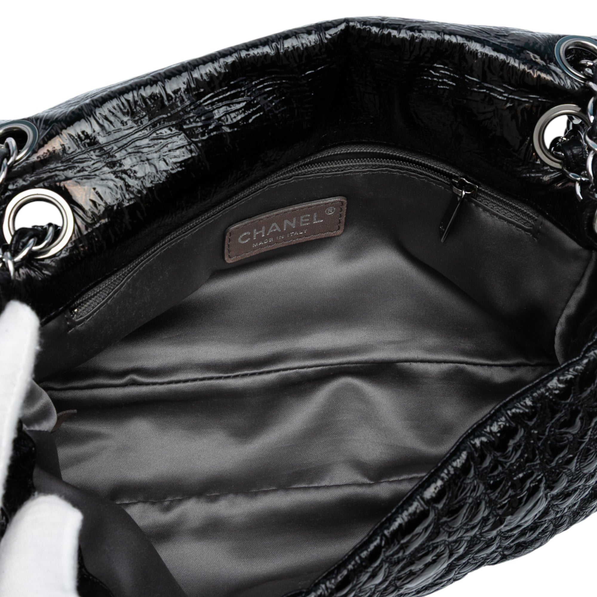 Chanel Quilted Vinyl Rock In Moscow Single Flap - image 4