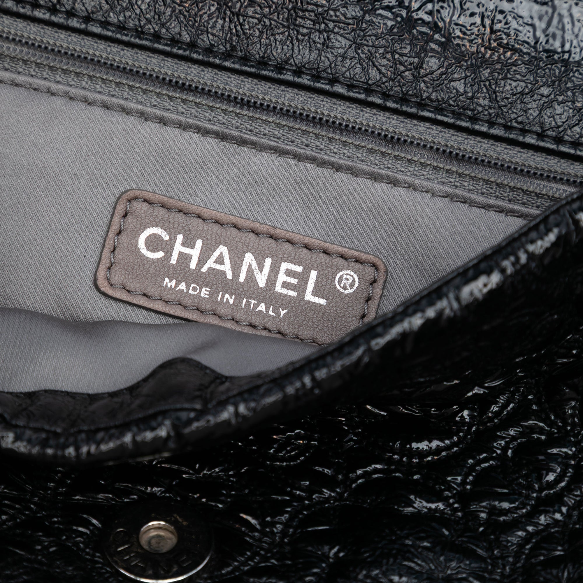 Chanel Quilted Vinyl Rock In Moscow Single Flap - image 5
