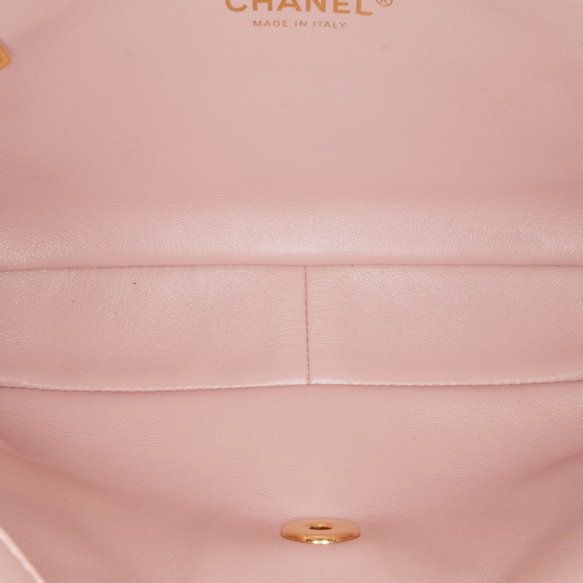 Chanel CC Quilted Lambskin Embellished Chain Flap - image 4