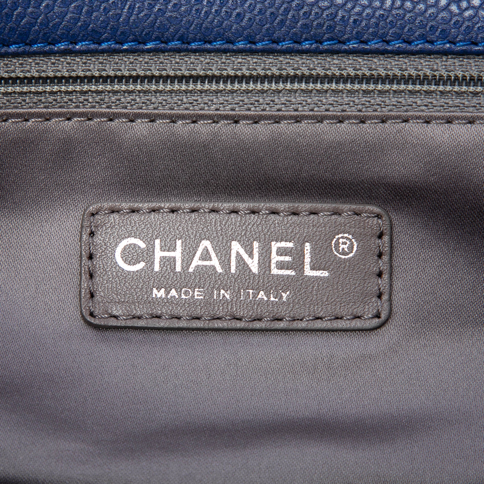 Chanel Glazed Caviar Coco Rider Multi Pocket Rider Flap - image 5