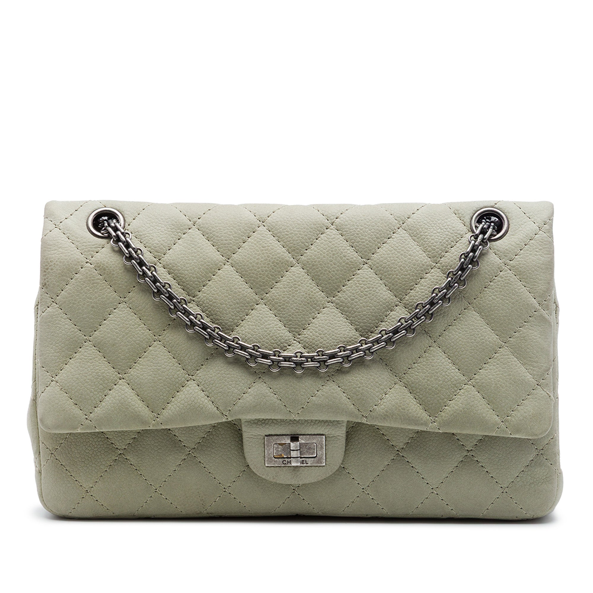 Chanel Quilted Caviar Reissue 2.55 Double Flap 226 - image 1