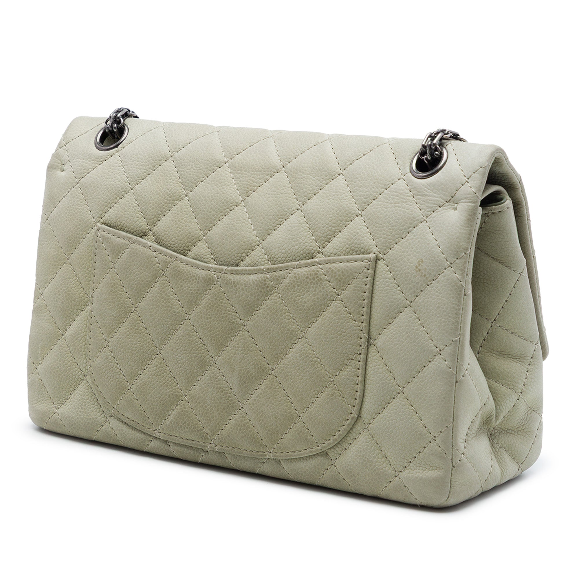 Chanel Quilted Caviar Reissue 2.55 Double Flap 226 - image 2