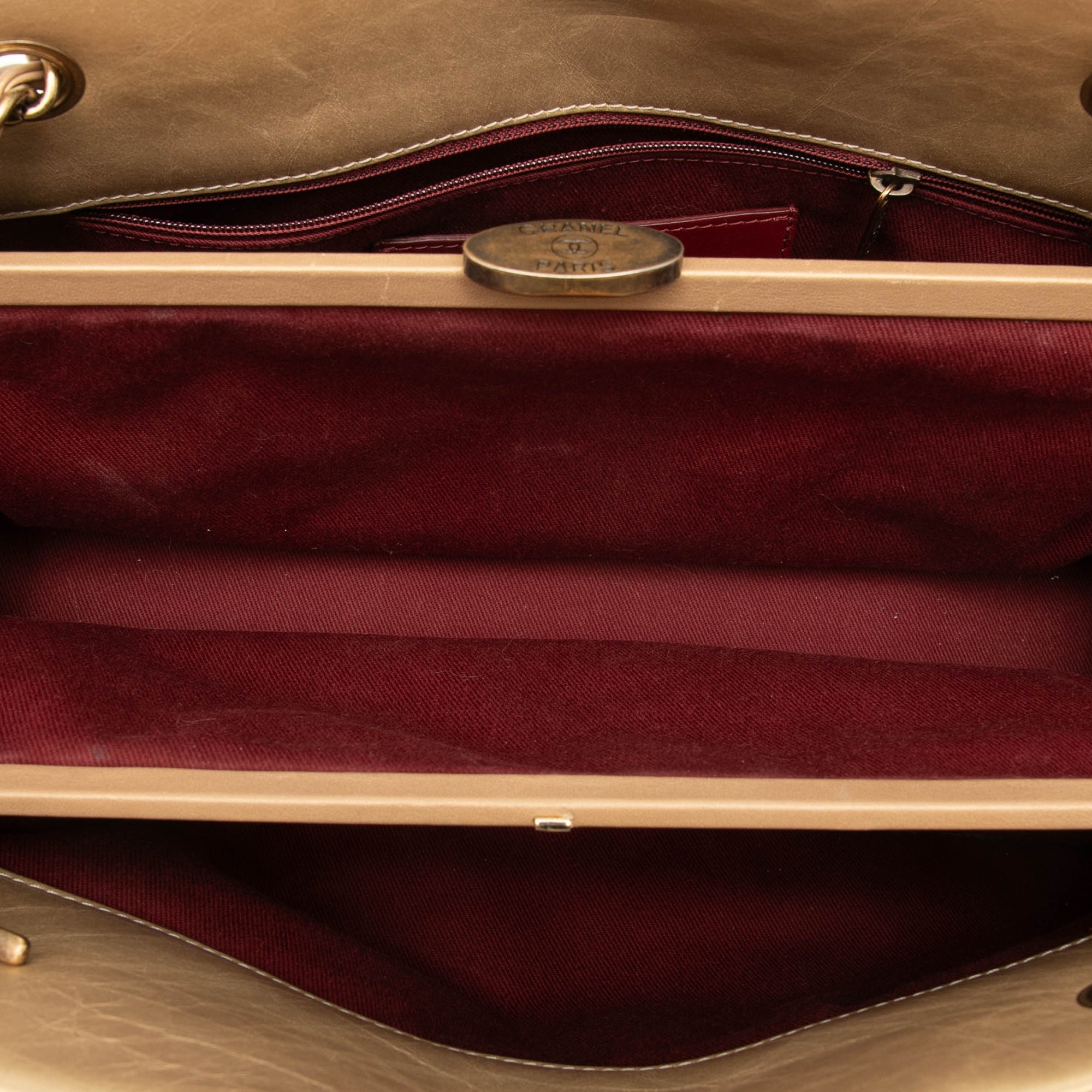 Chanel Medium Aged Calfskin Just Mademoiselle Bowling Bag - image 4